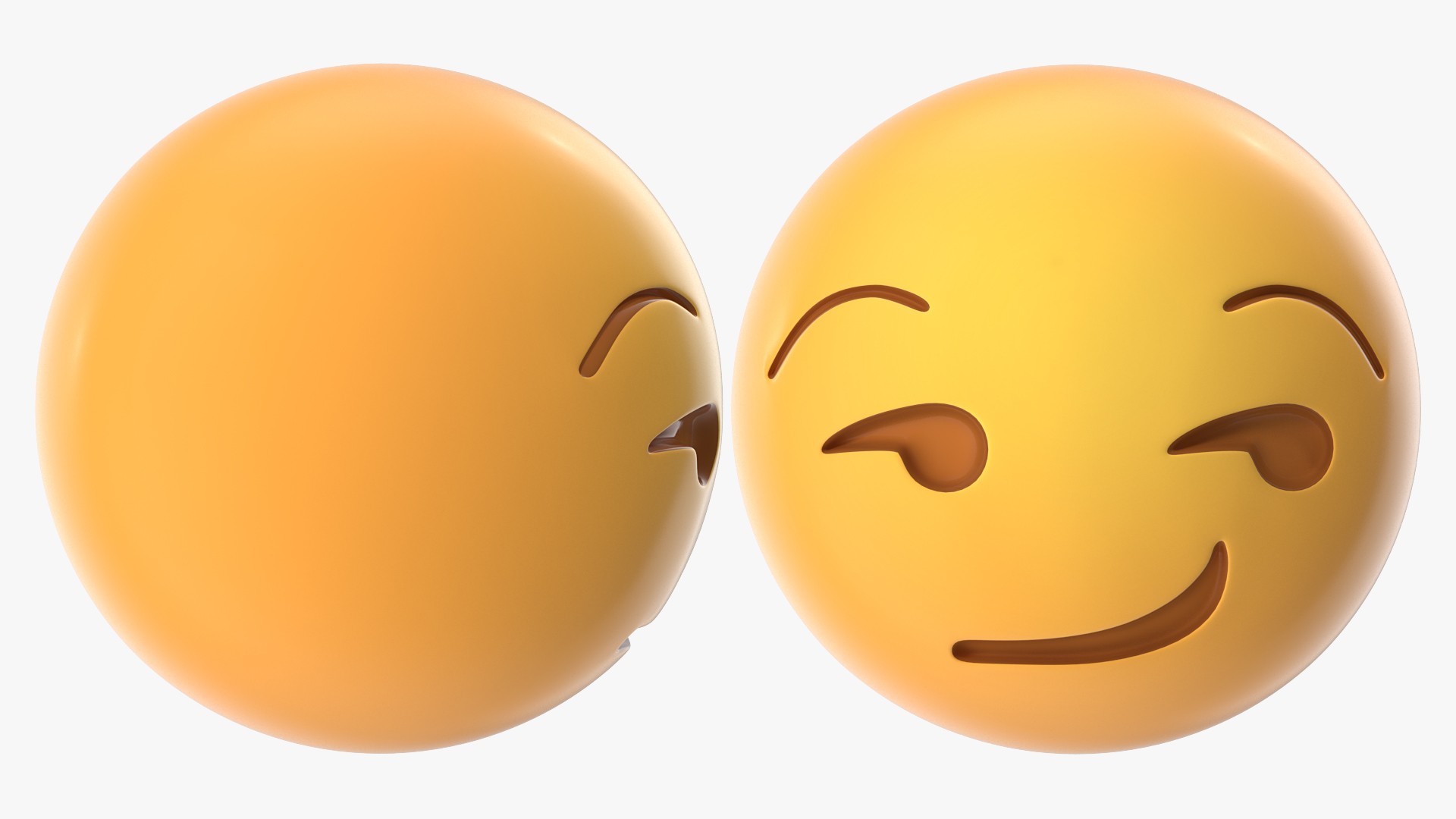 3D Smirk Emoji