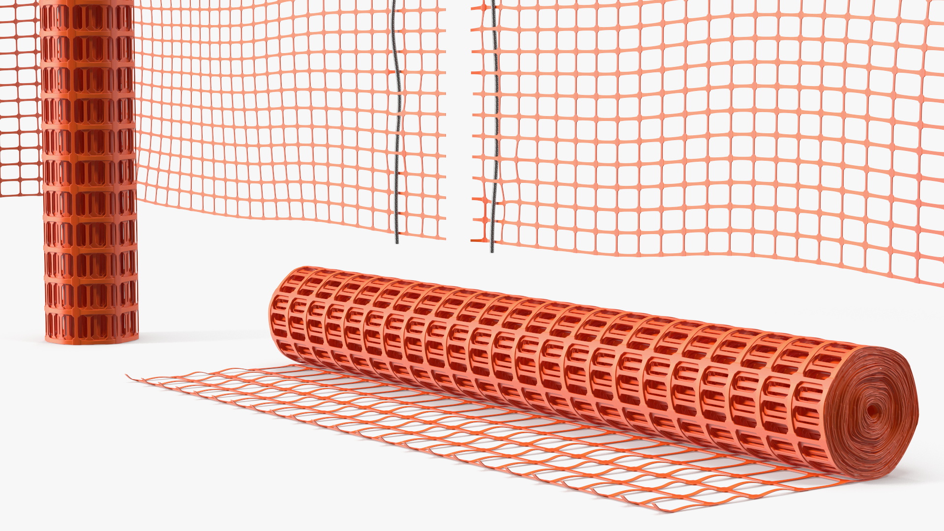 Mesh Fence Set 3D model