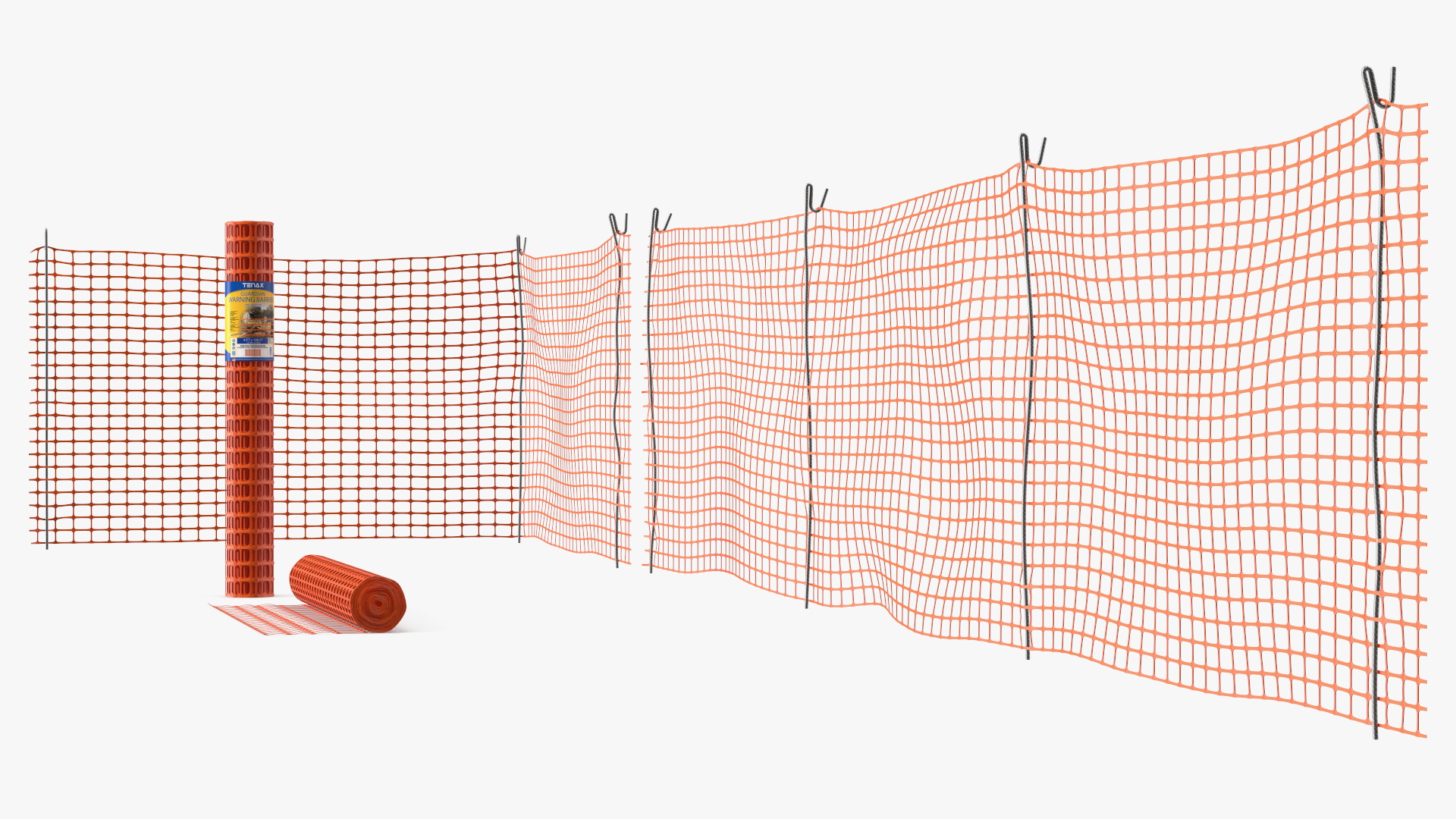 Mesh Fence Set 3D model