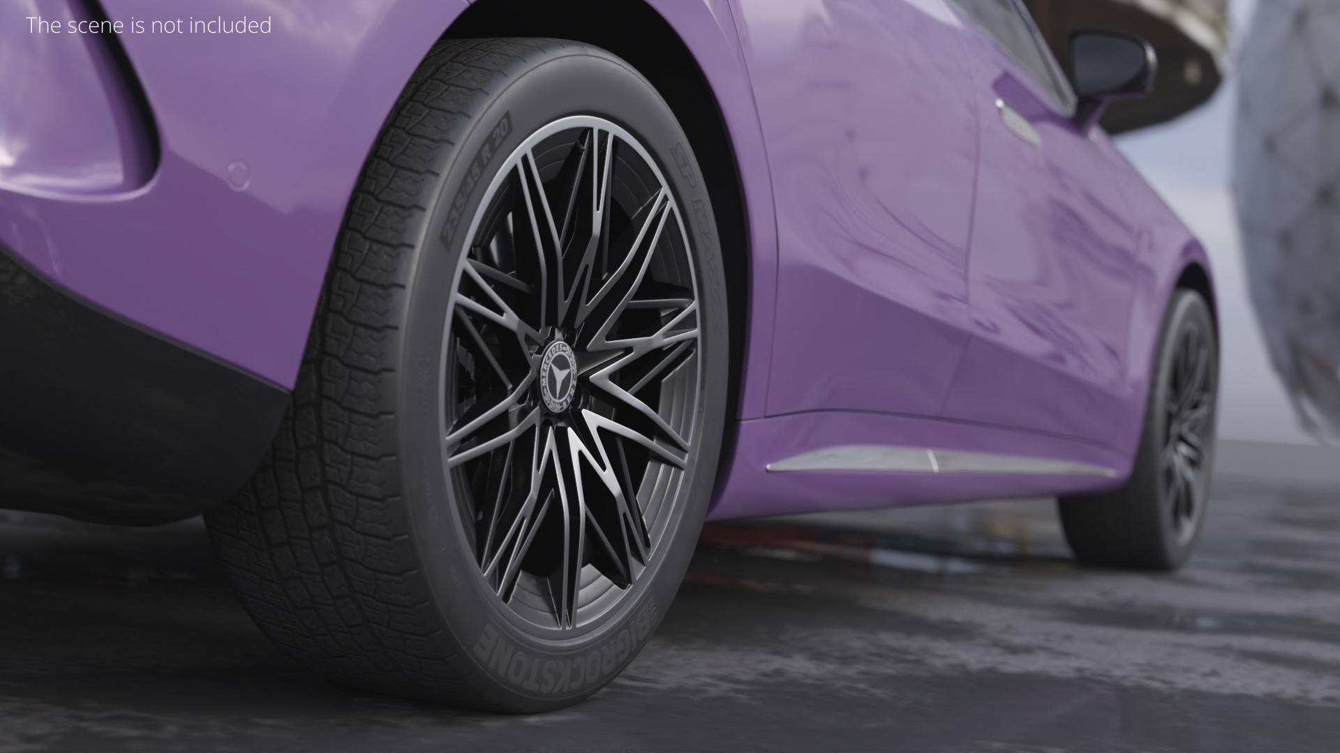 Mercedes C-Class Alloy Front Wheel - view 3
