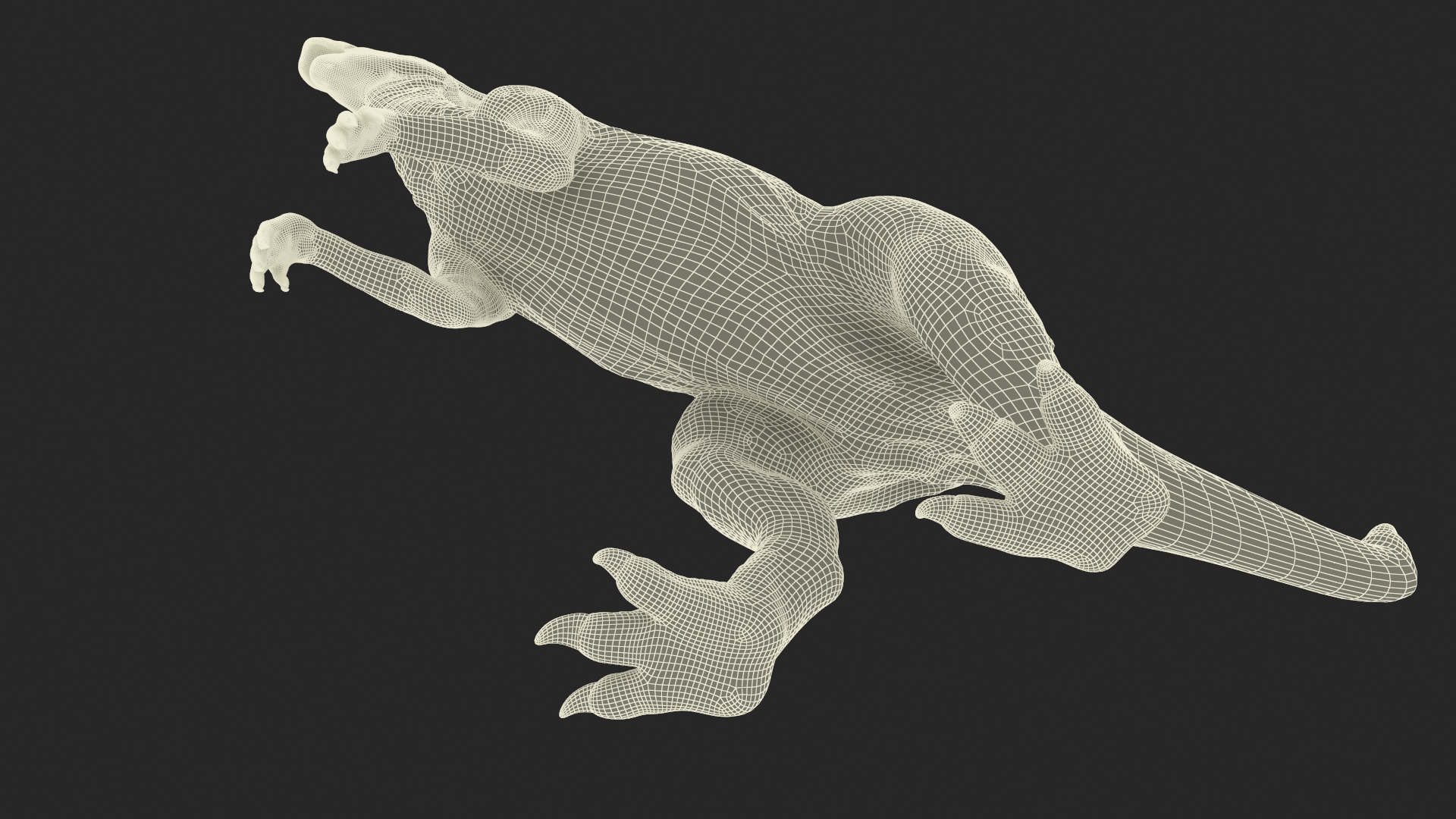 3D Parasaurolophus Dinosaur Rigged