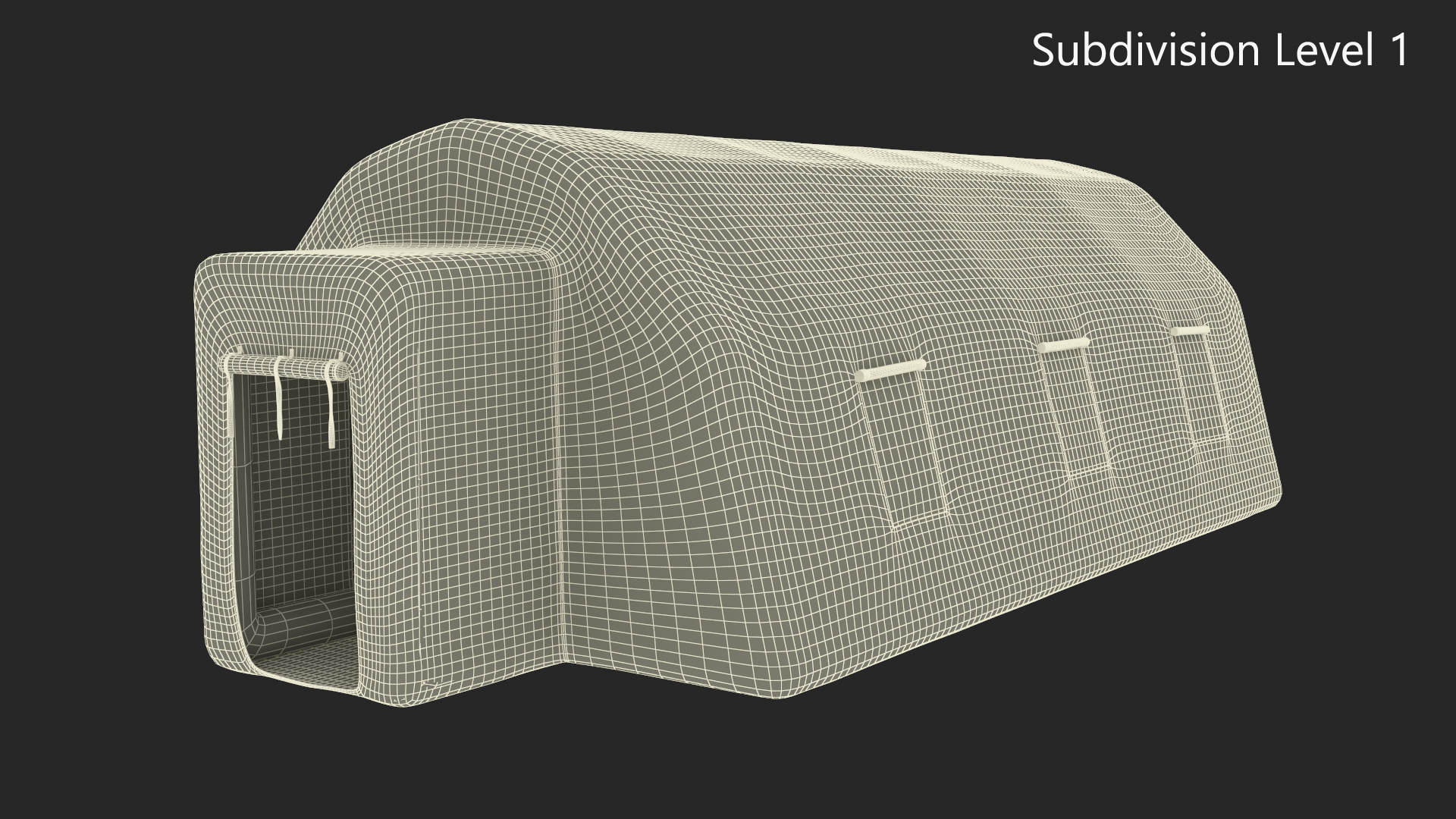 3D Pass Through Inflatable Medical Tent