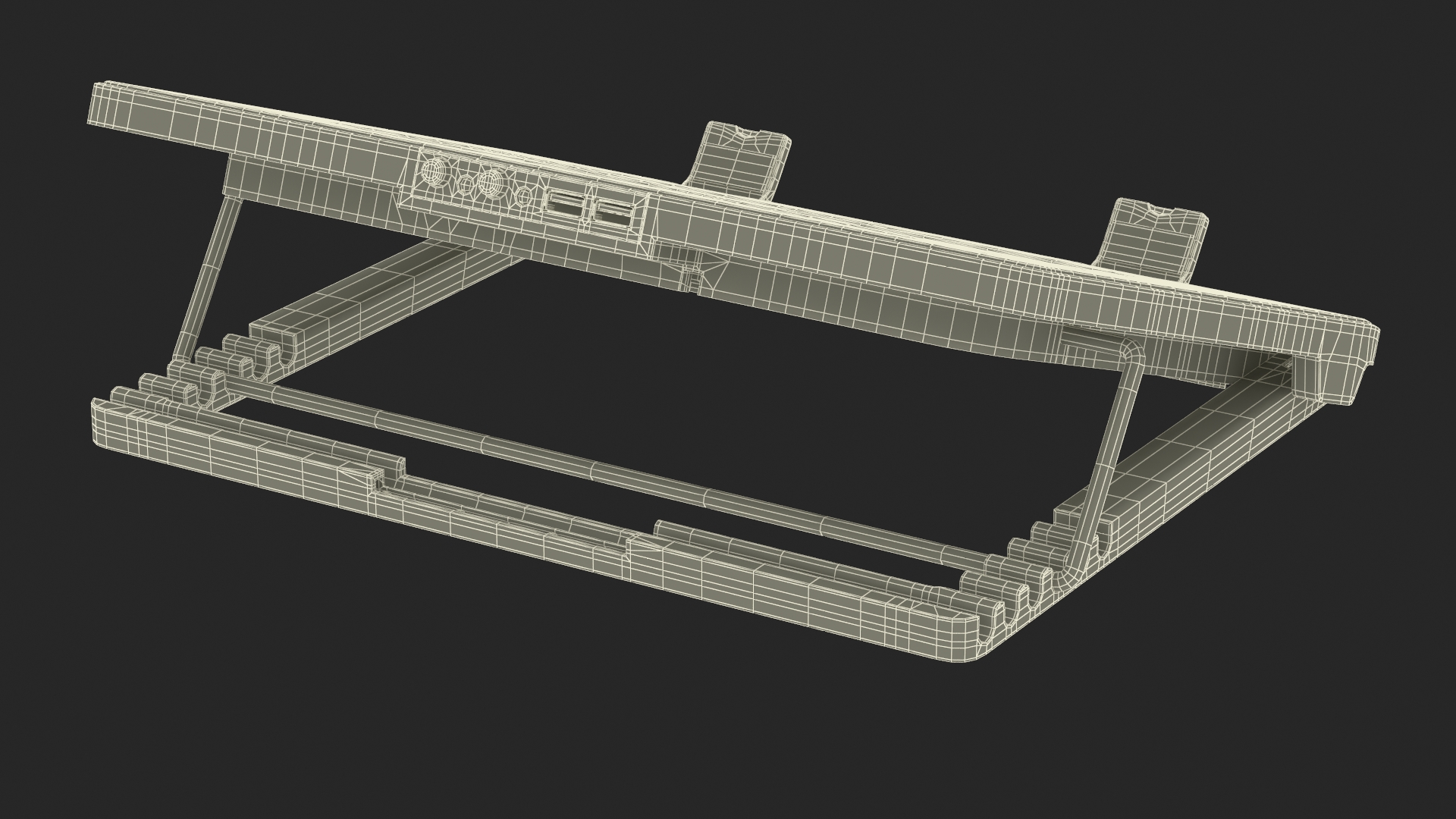 3D model Activated Laptop Cooling Stand