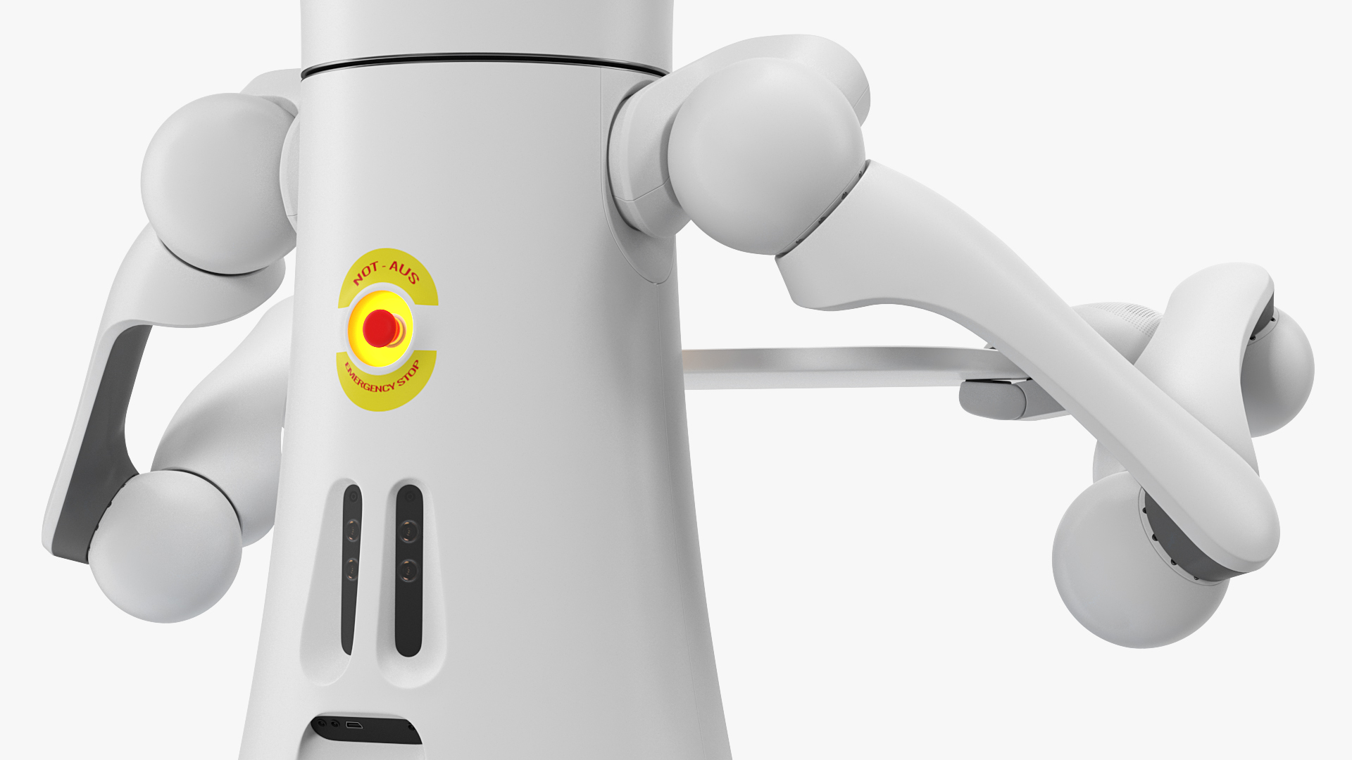 3D Careobot 4 with Medical Tray model