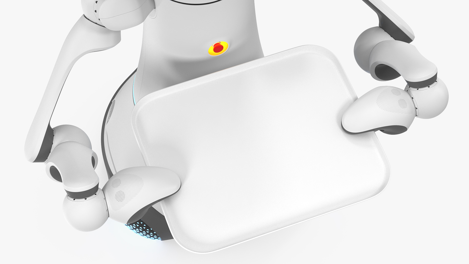 3D Careobot 4 with Medical Tray model
