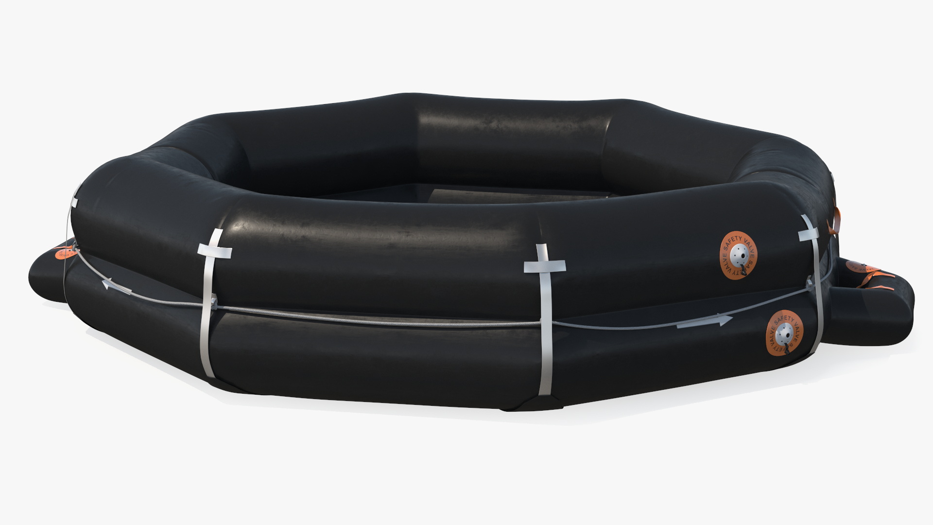 3D Buoyant Inflatable Life Raft model