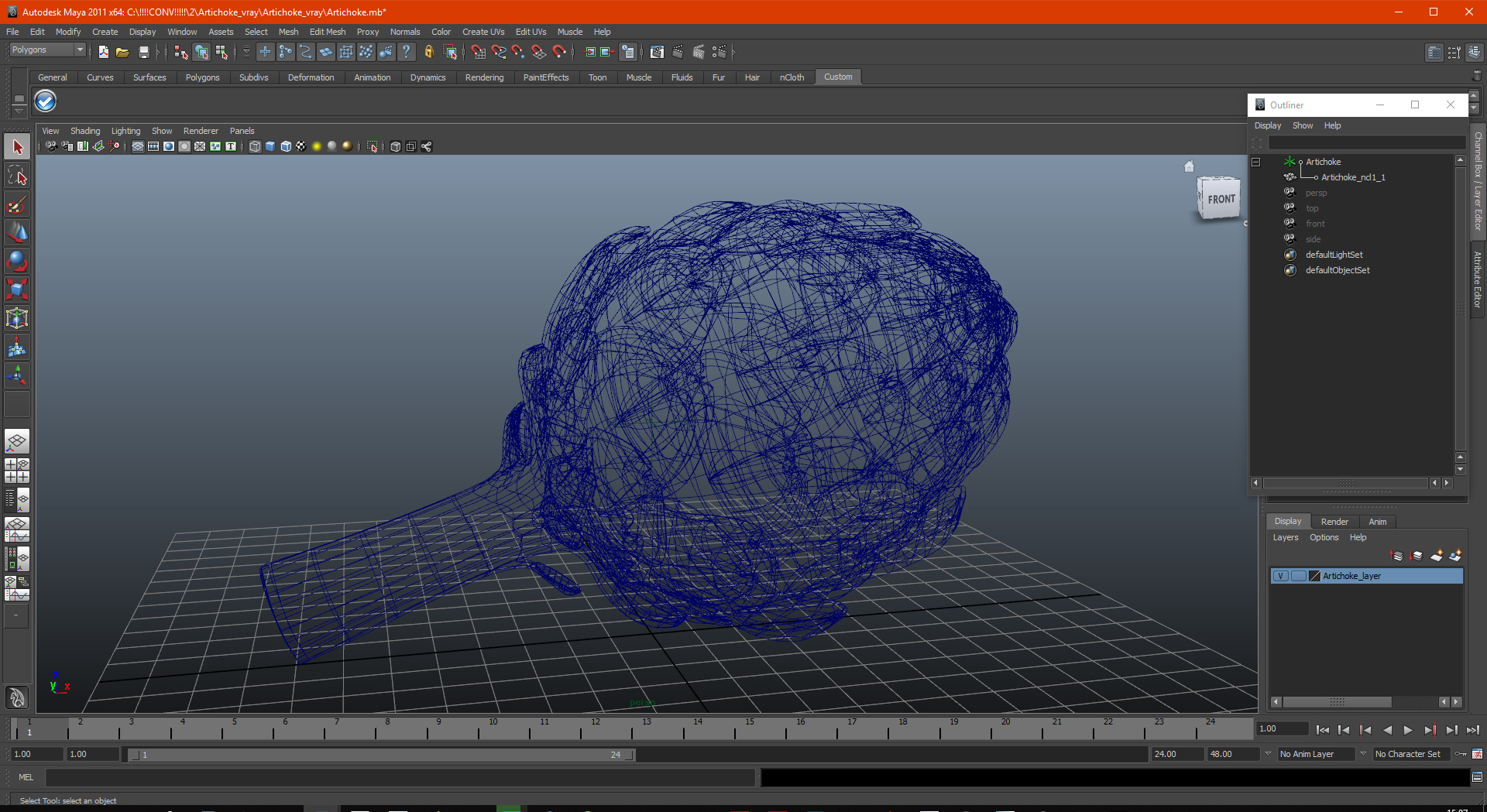 Artichoke 3D model