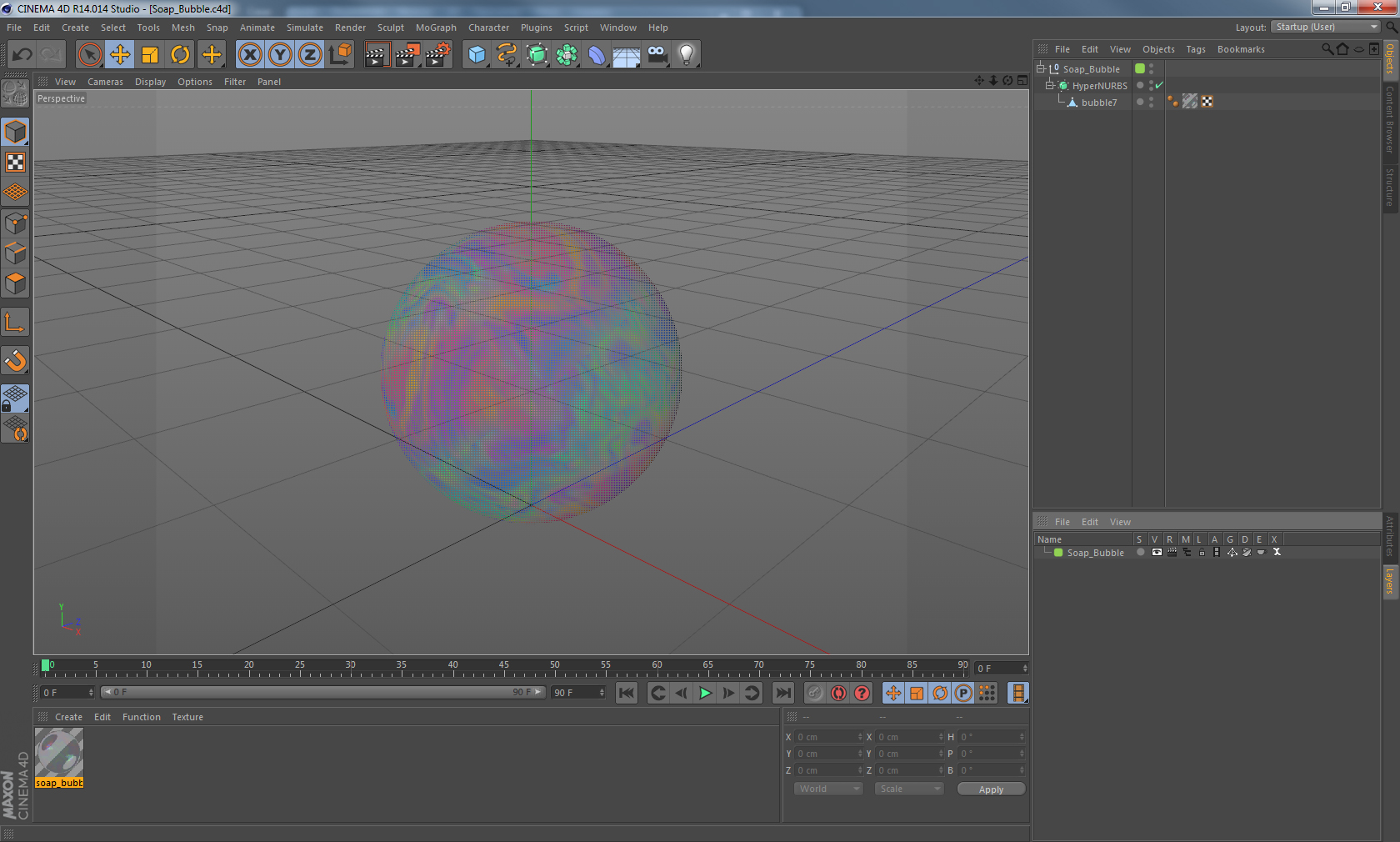 3D Soap Bubble