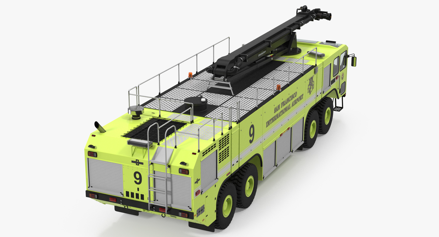 Anchorage Airport Engine Oshkosh 4500 San Francisco Airport 3D model