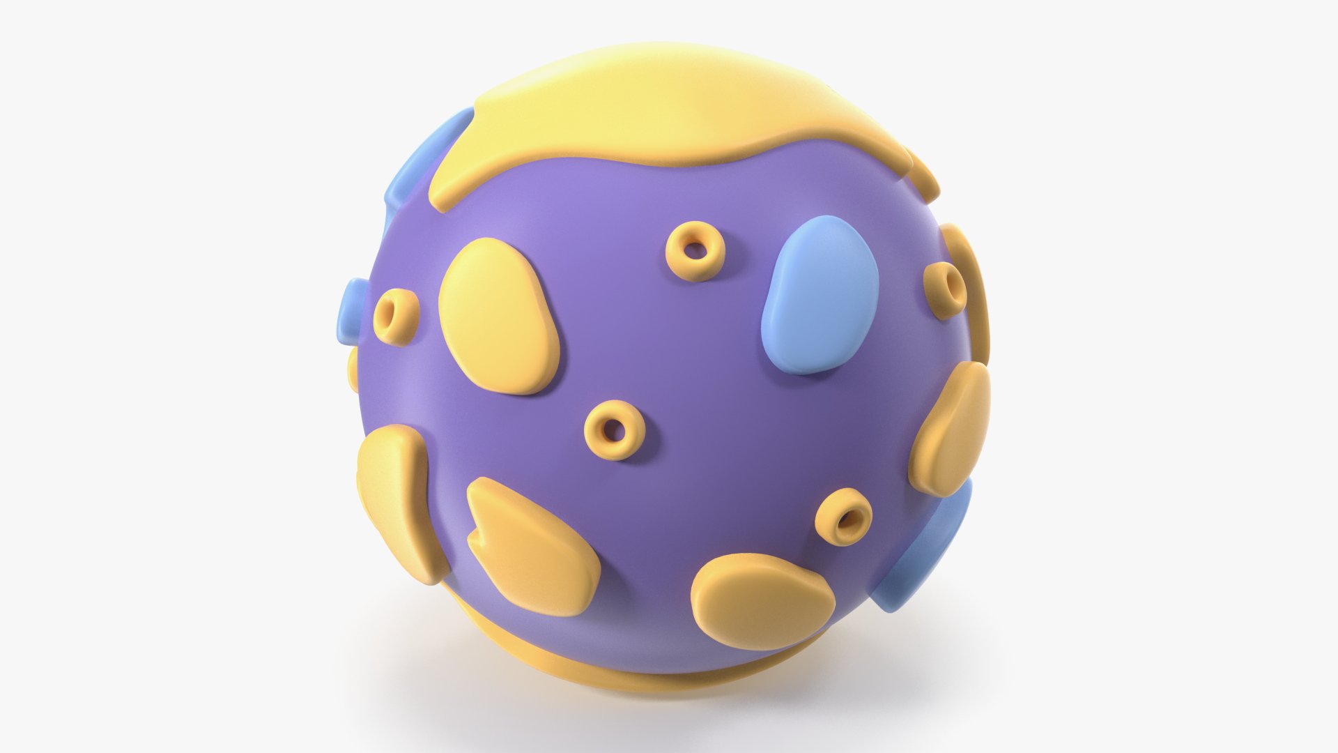 Cartoon Planet Mercury 3D