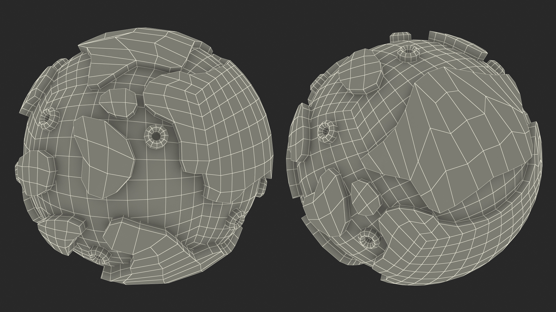 Cartoon Planet Mercury 3D
