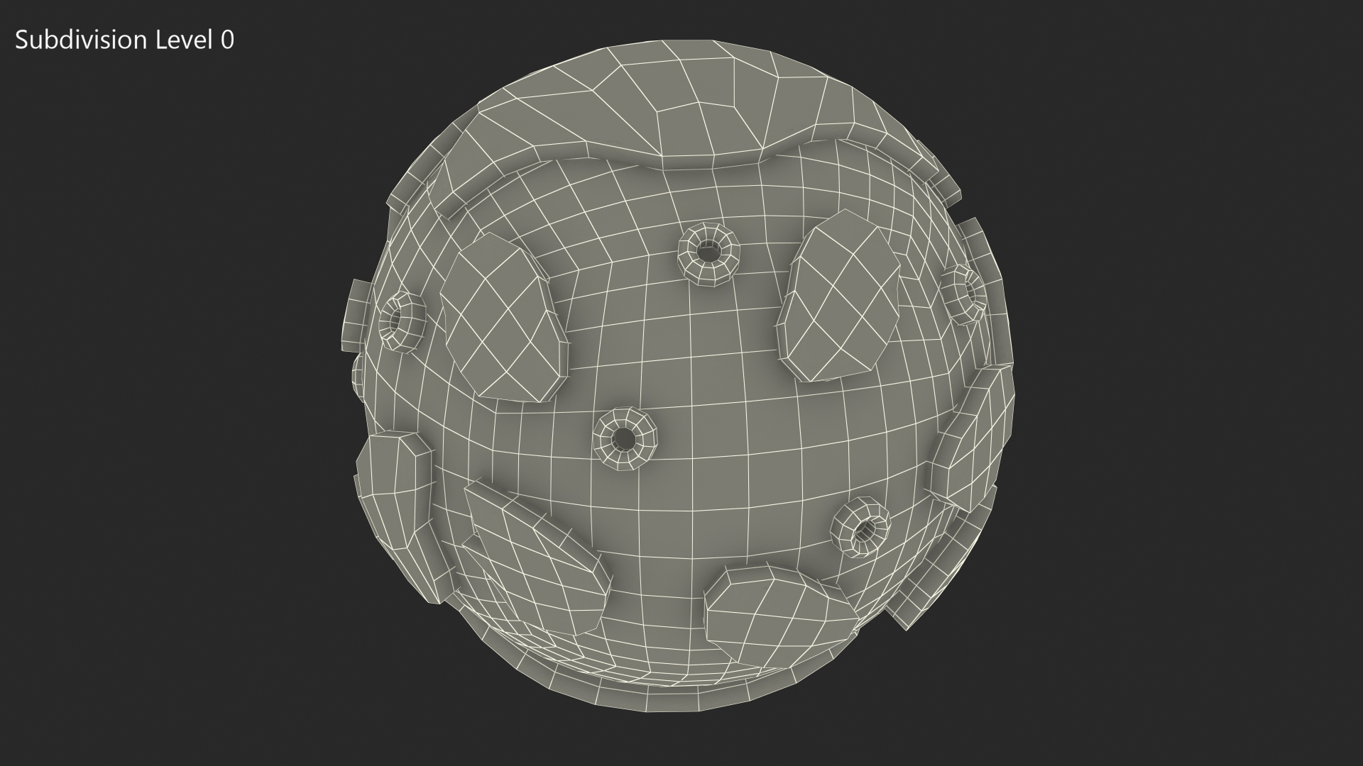 Cartoon Planet Mercury 3D