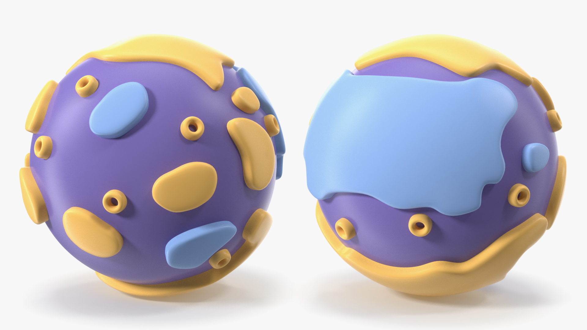 Cartoon Planet Mercury 3D