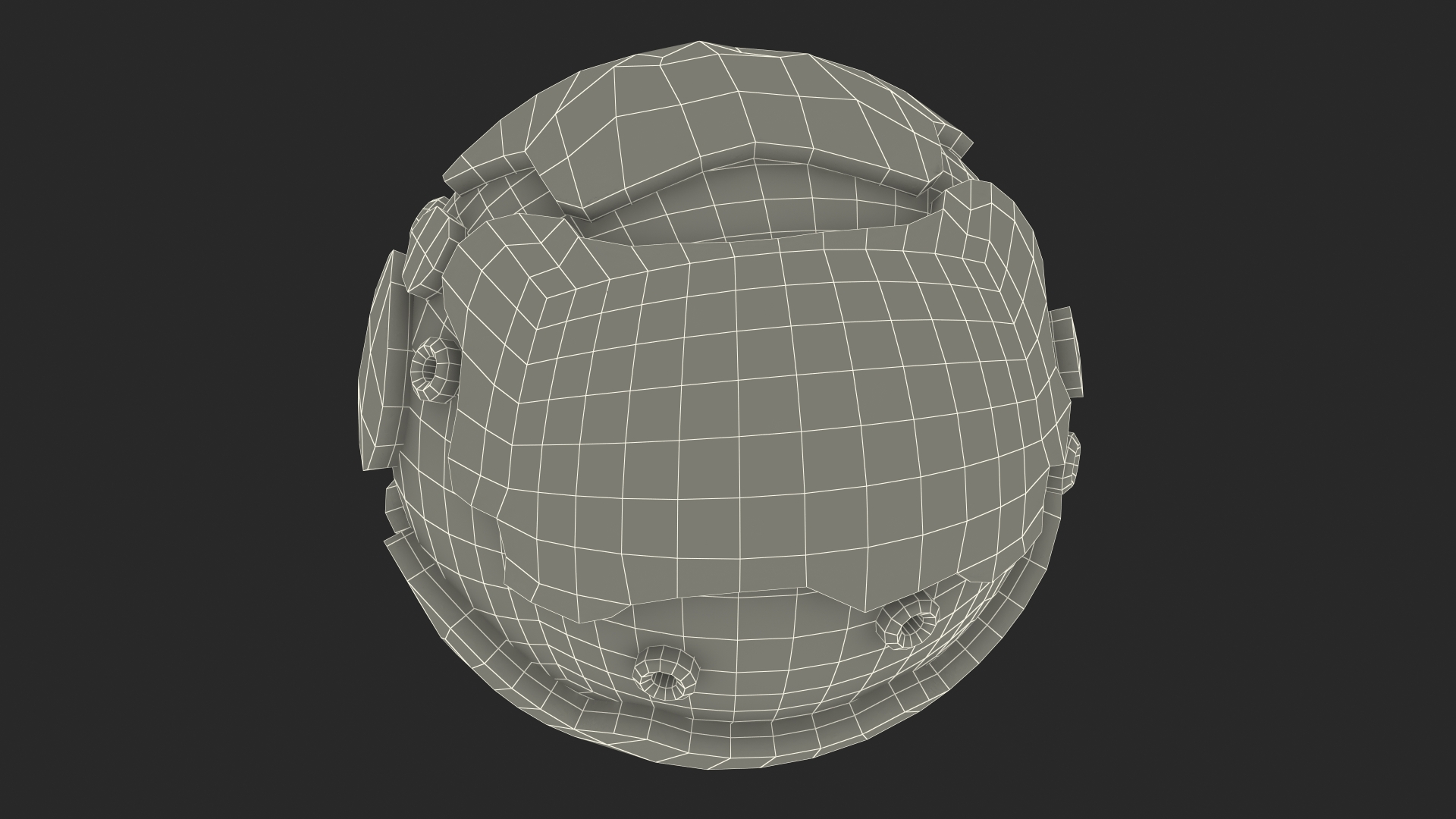 Cartoon Planet Mercury 3D