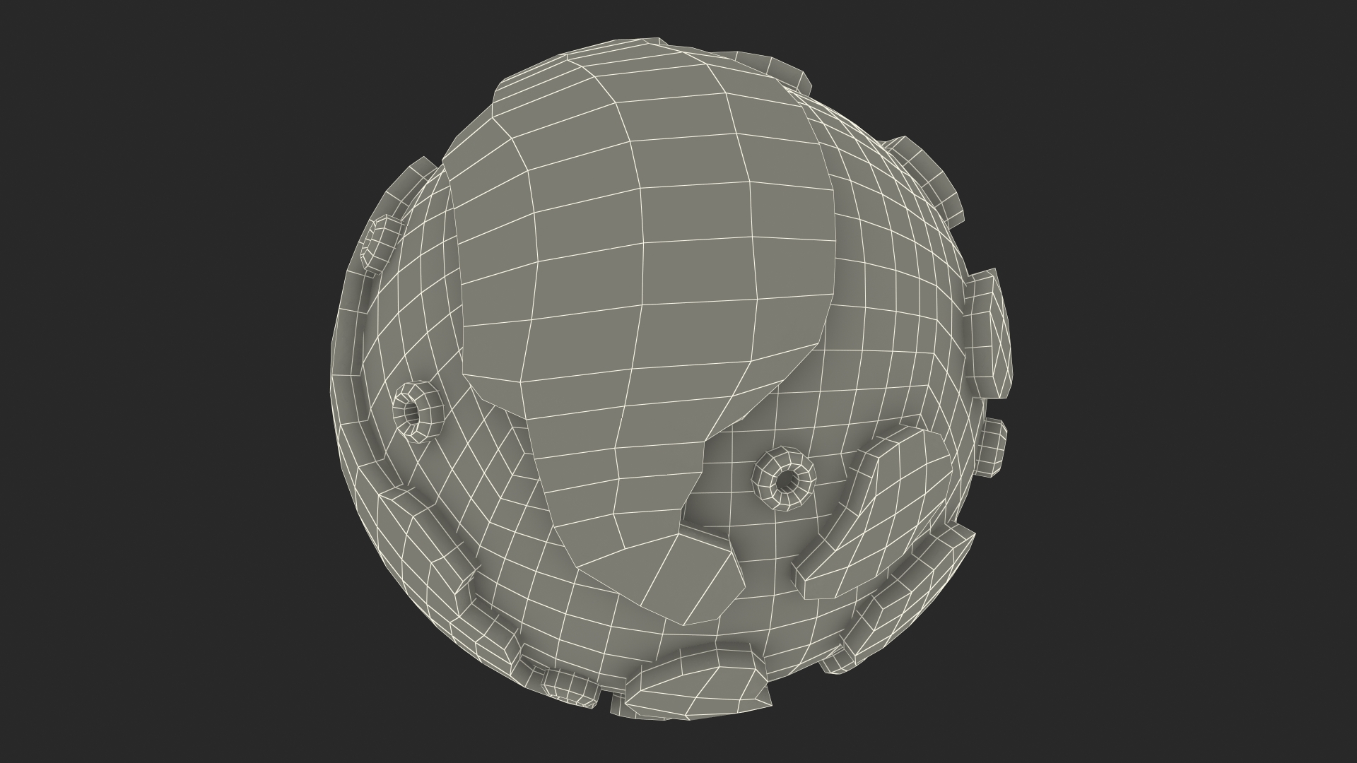 Cartoon Planet Mercury 3D