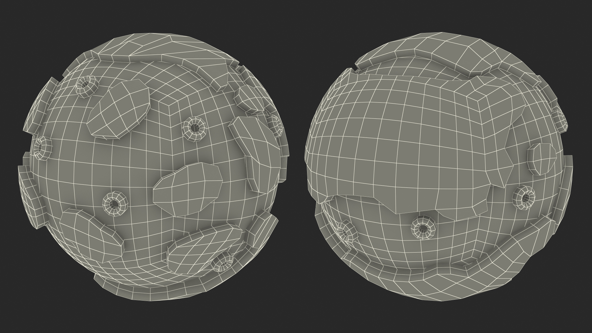 Cartoon Planet Mercury 3D