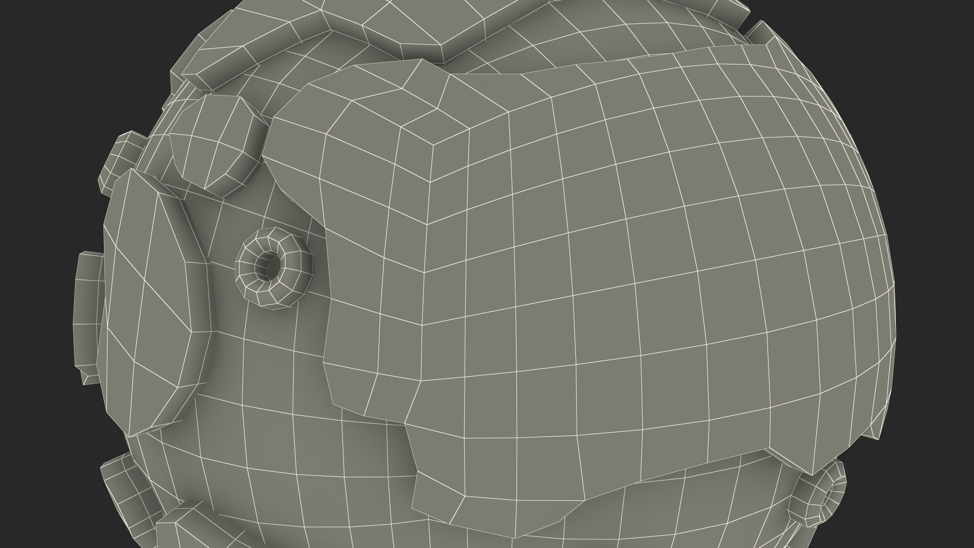 Cartoon Planet Mercury 3D