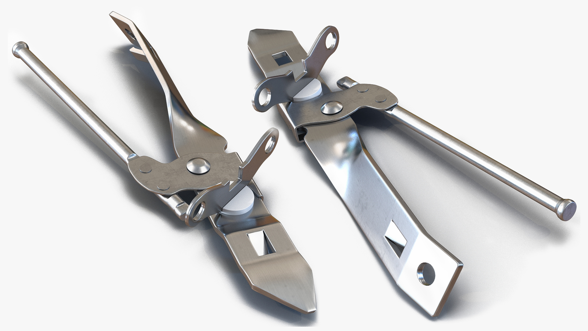 3D Stainless Steel Butterfly Bottle-Can Opener model