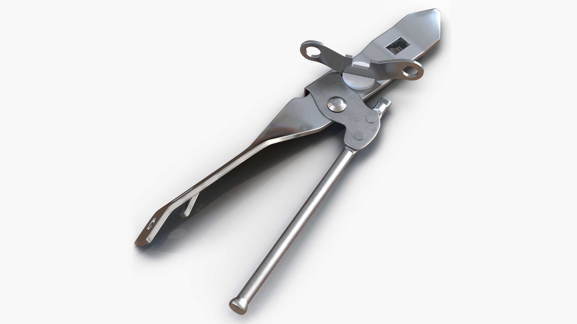 3D Stainless Steel Butterfly Bottle-Can Opener model