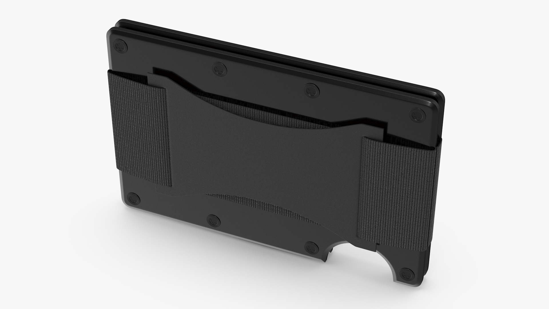 Slim Wallet Empty 3D