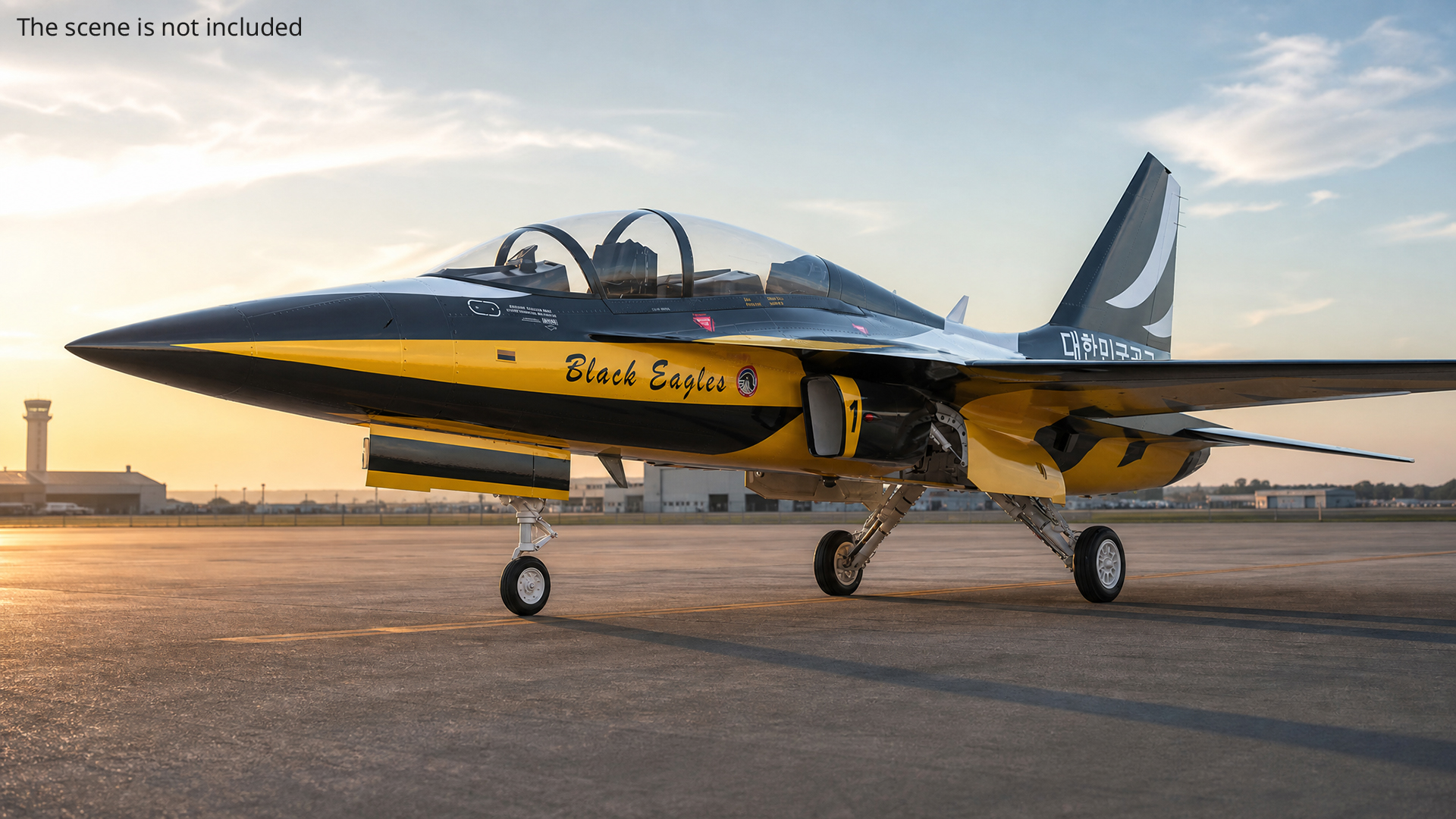 KAI T-50 Golden Eagle Republic of Korea Jet Rigged - view 3