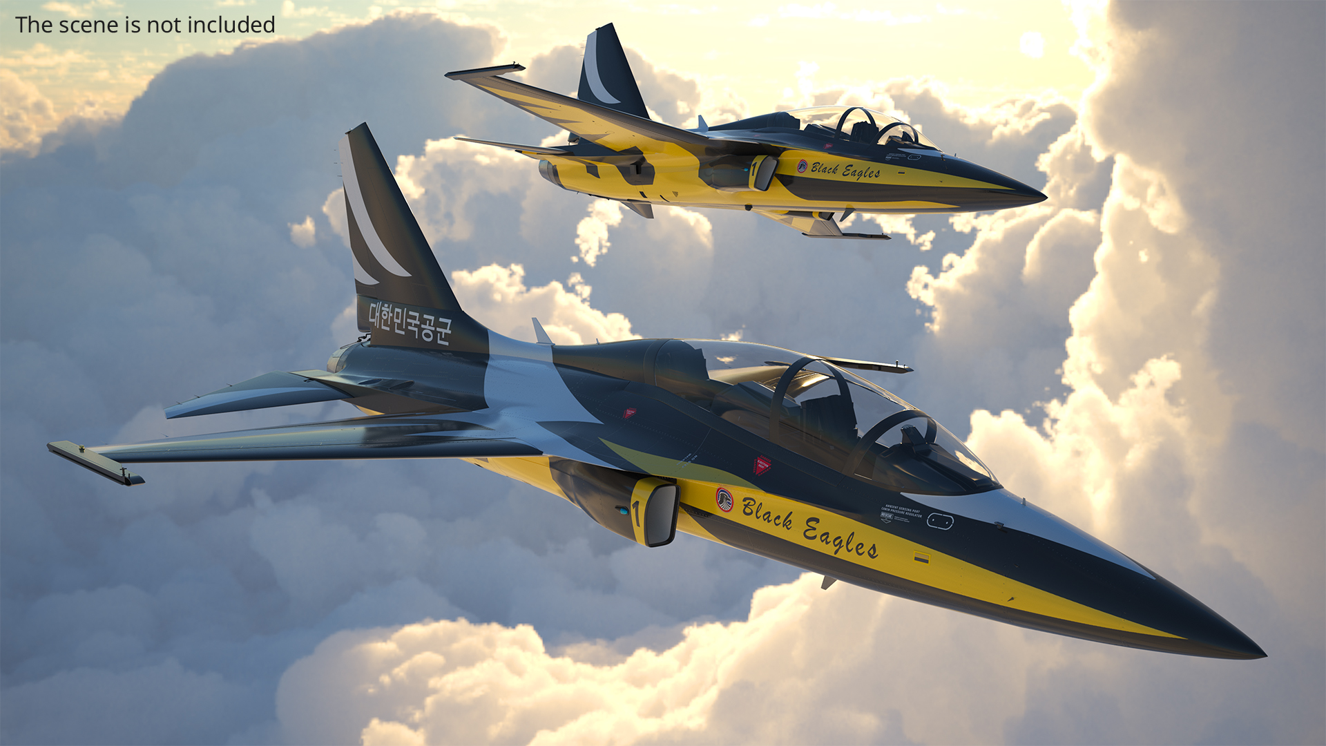 KAI T-50 Golden Eagle Republic of Korea Jet Rigged - view 7