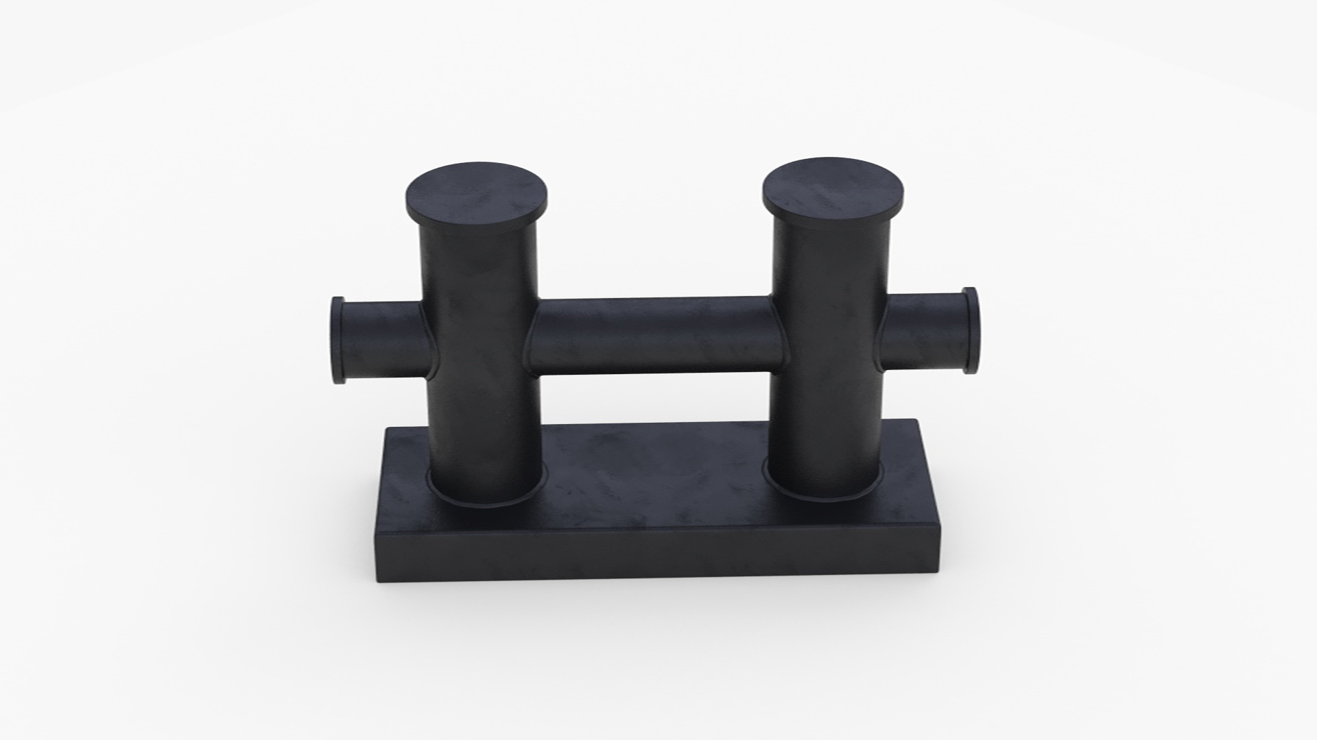Mooring Bollard Double 3D