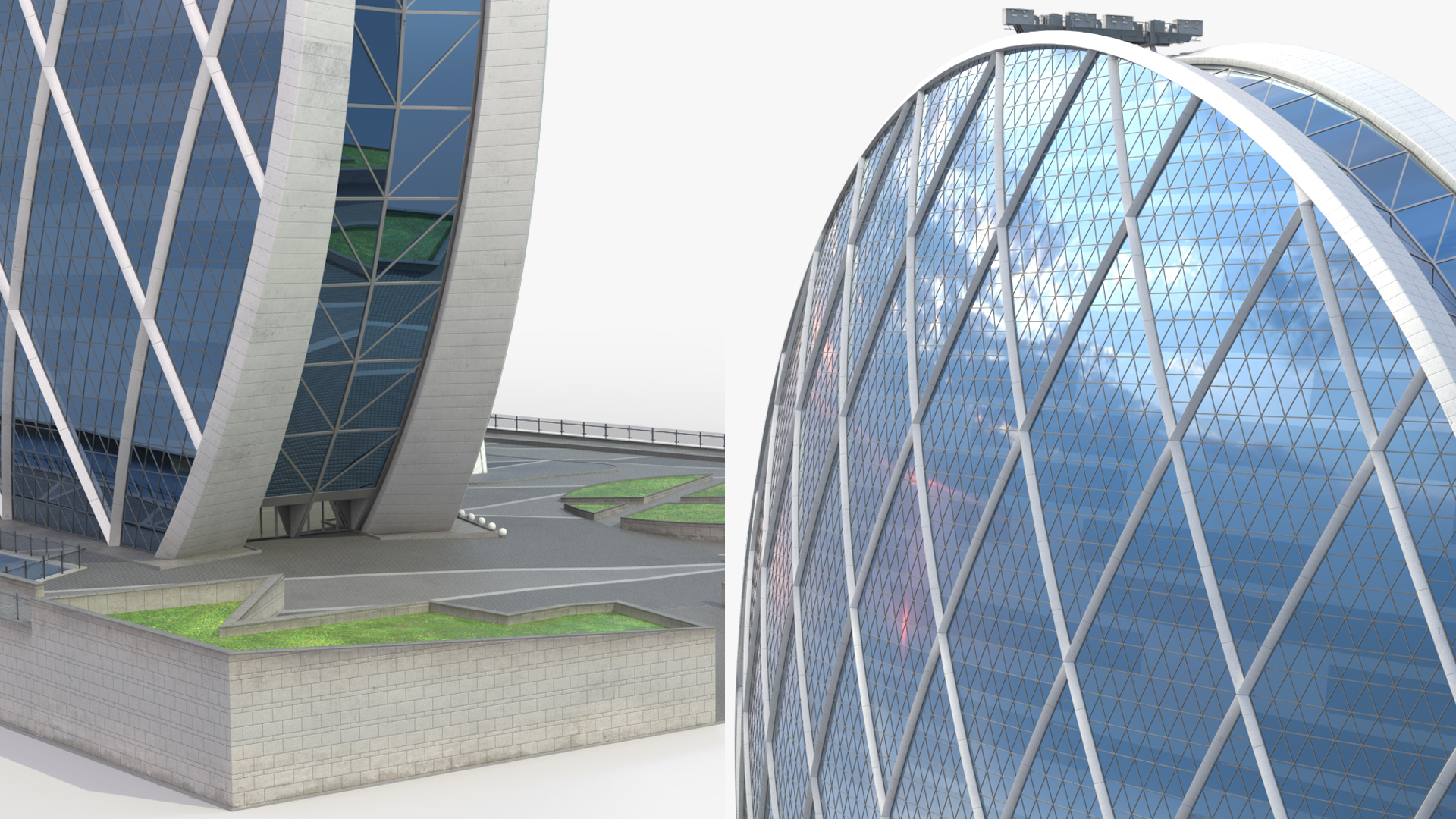 Aldar Circular Office Tower with Plaza, view 6