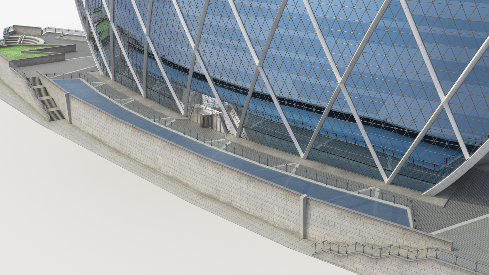 Aldar Circular Office Tower with Plaza, view 4