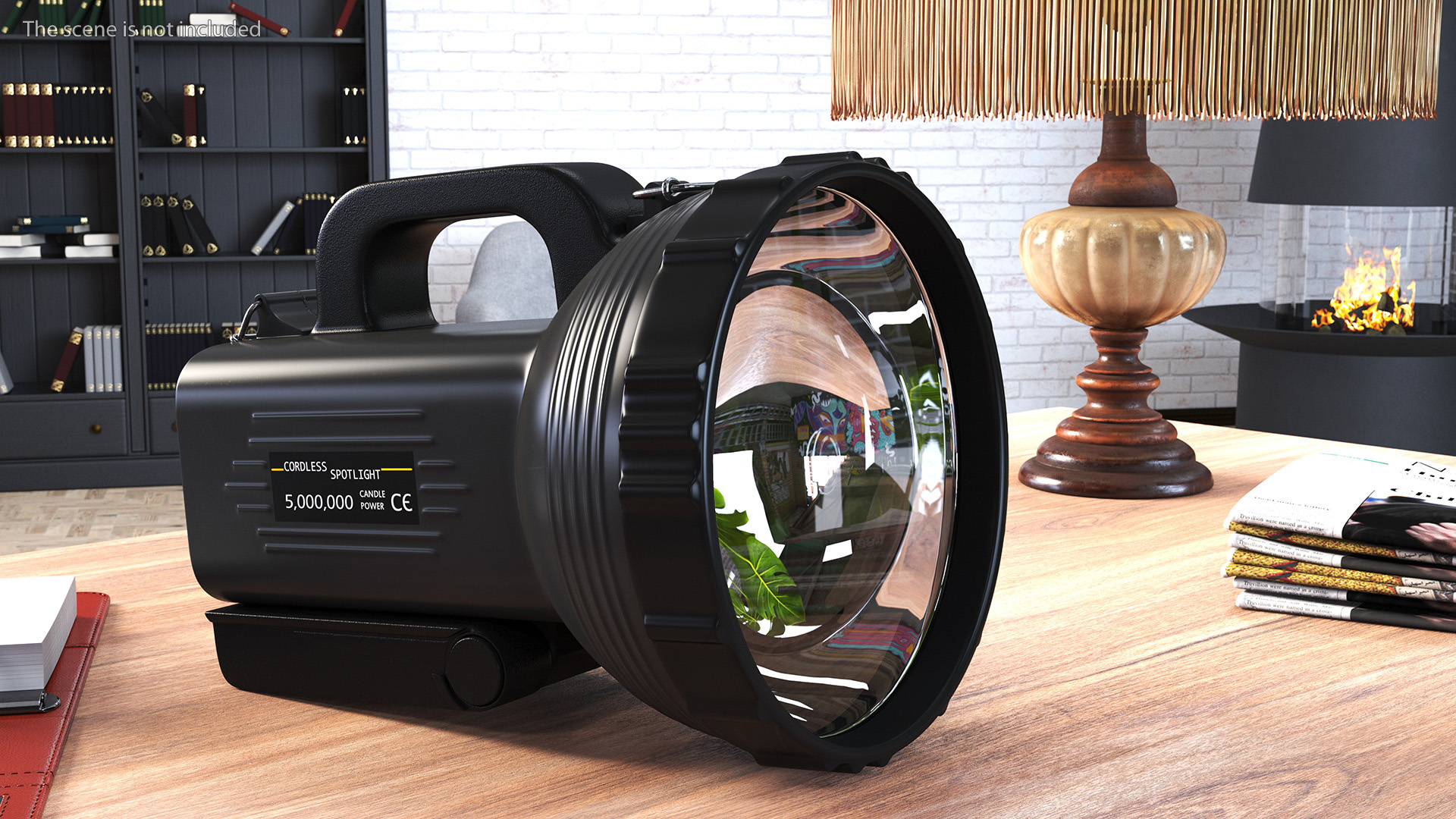 3D Digitals Long Range LED Searchlight Black