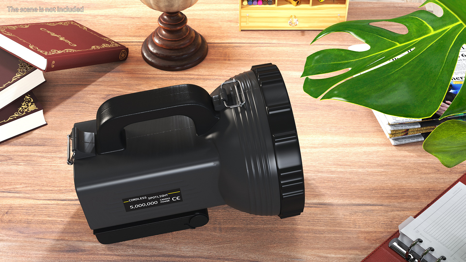 3D Digitals Long Range LED Searchlight Black