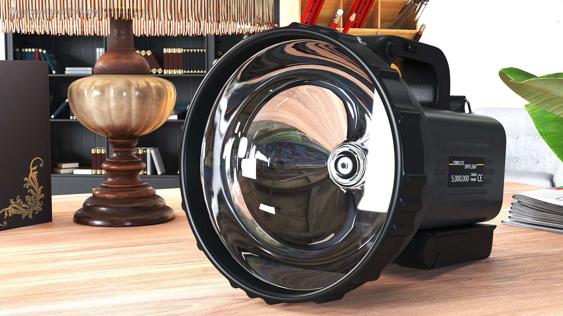 3D Digitals Long Range LED Searchlight Black