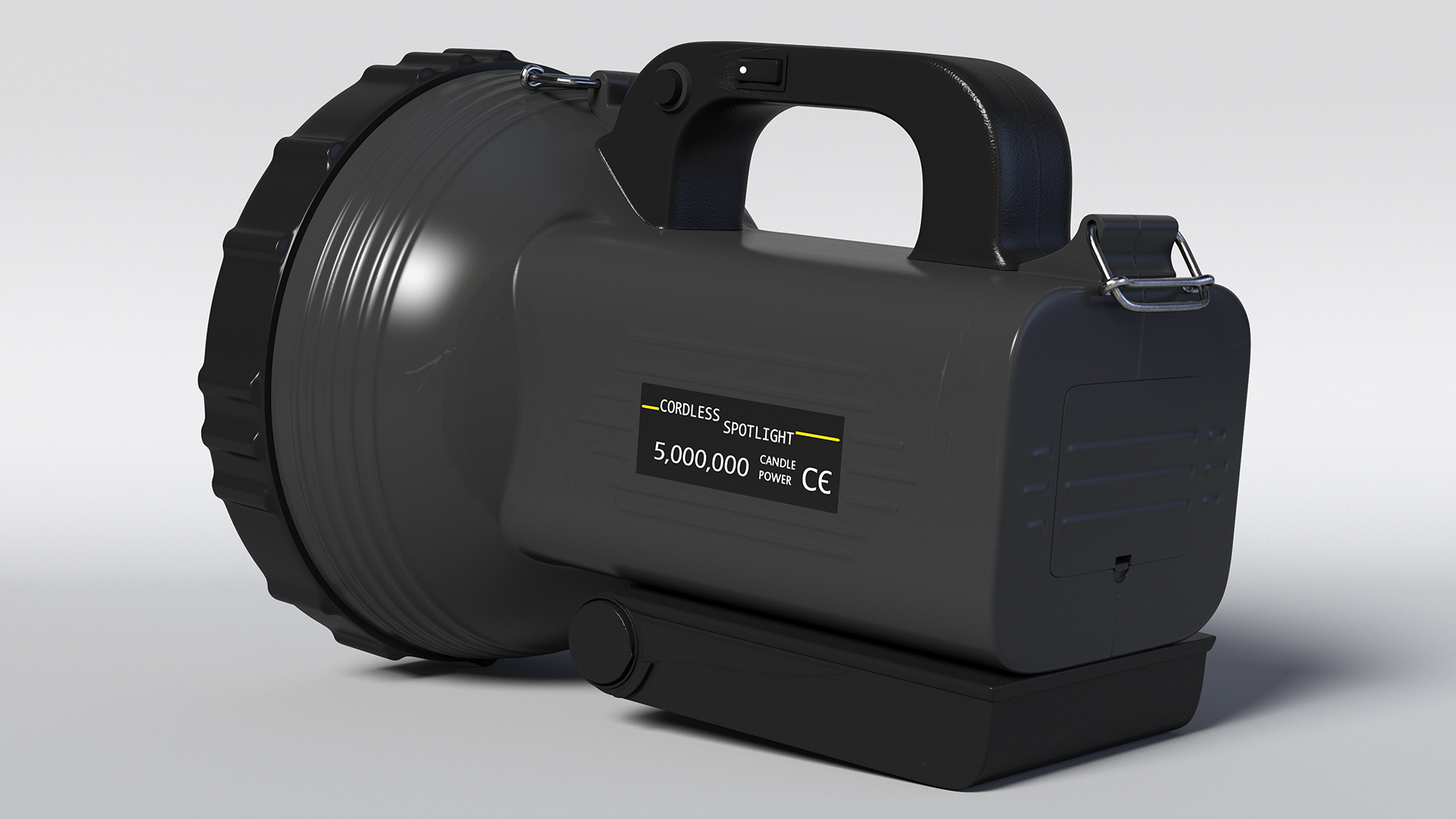 3D Digitals Long Range LED Searchlight Black