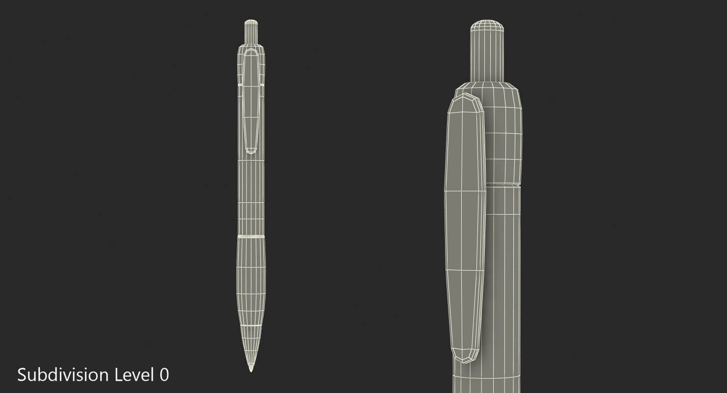 Red Ball Pen 3D