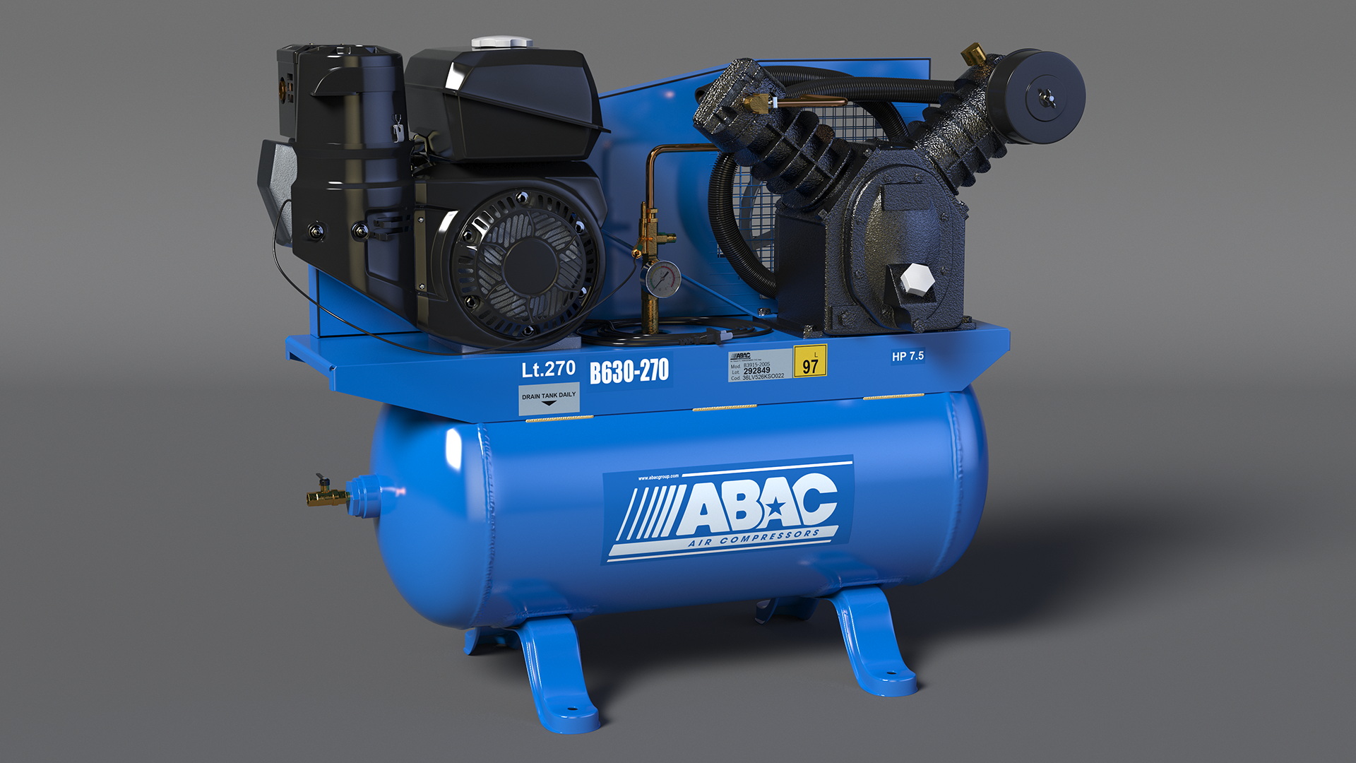 Air Compressor Abac 3D model