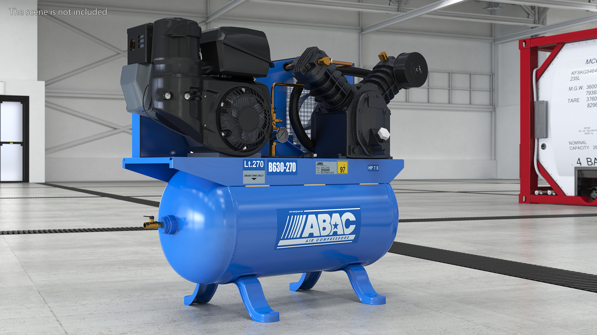 Air Compressor Abac 3D model