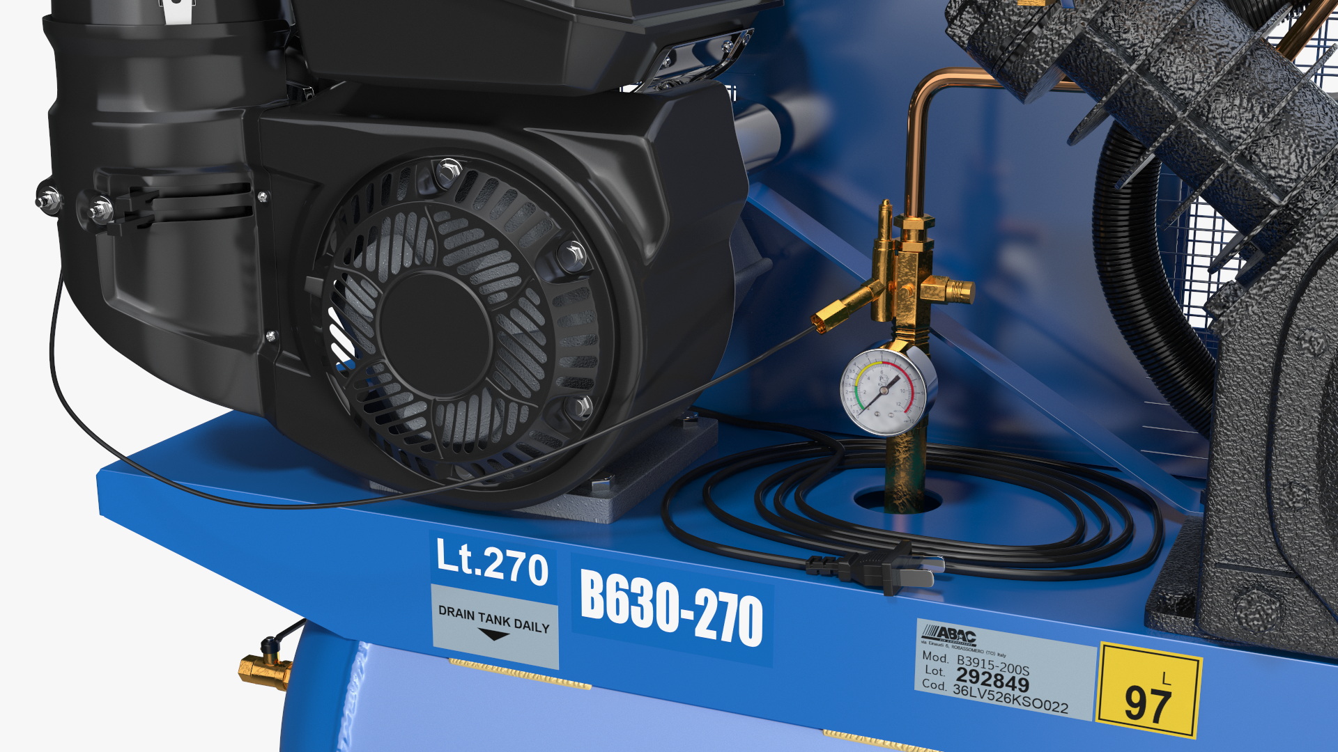 Air Compressor Abac 3D model