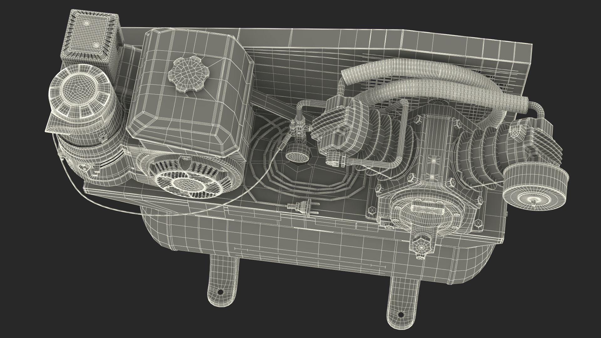 Air Compressor Abac 3D model