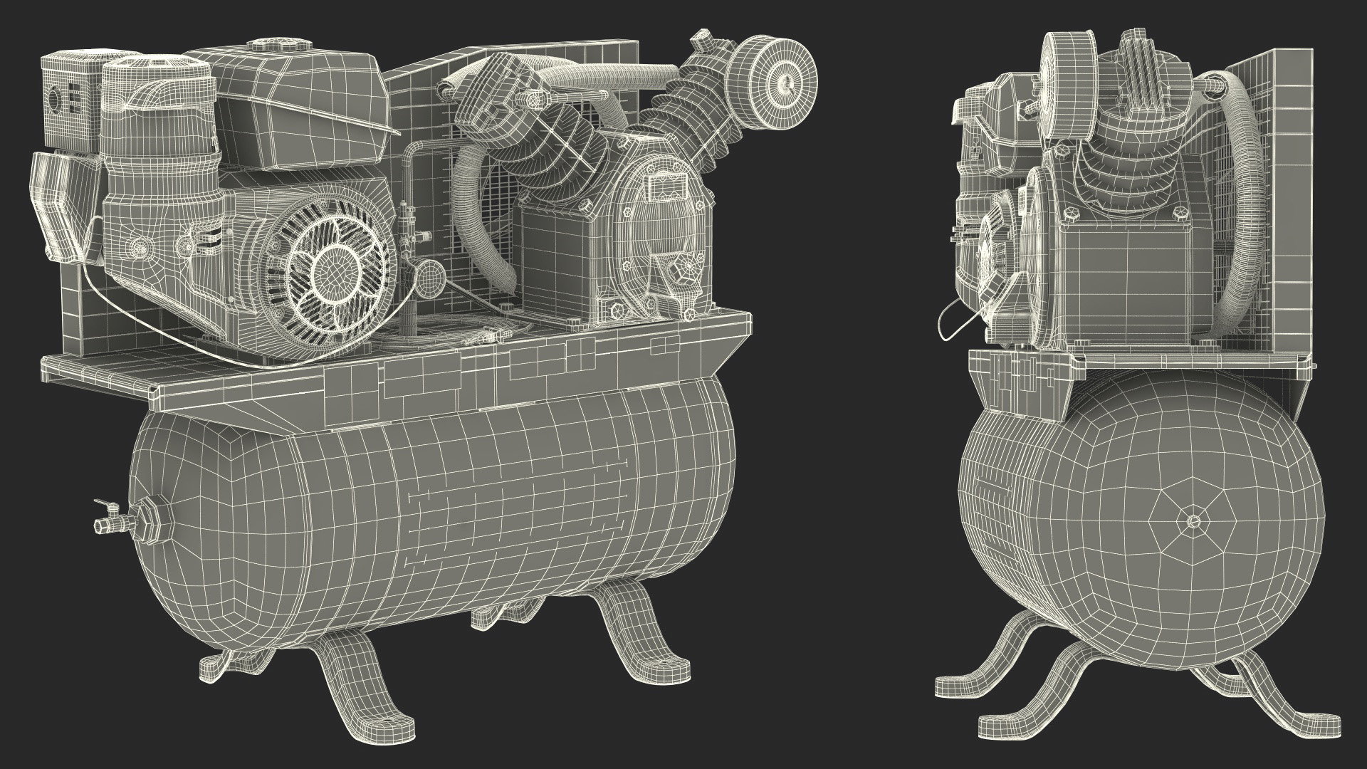 Air Compressor Abac 3D model