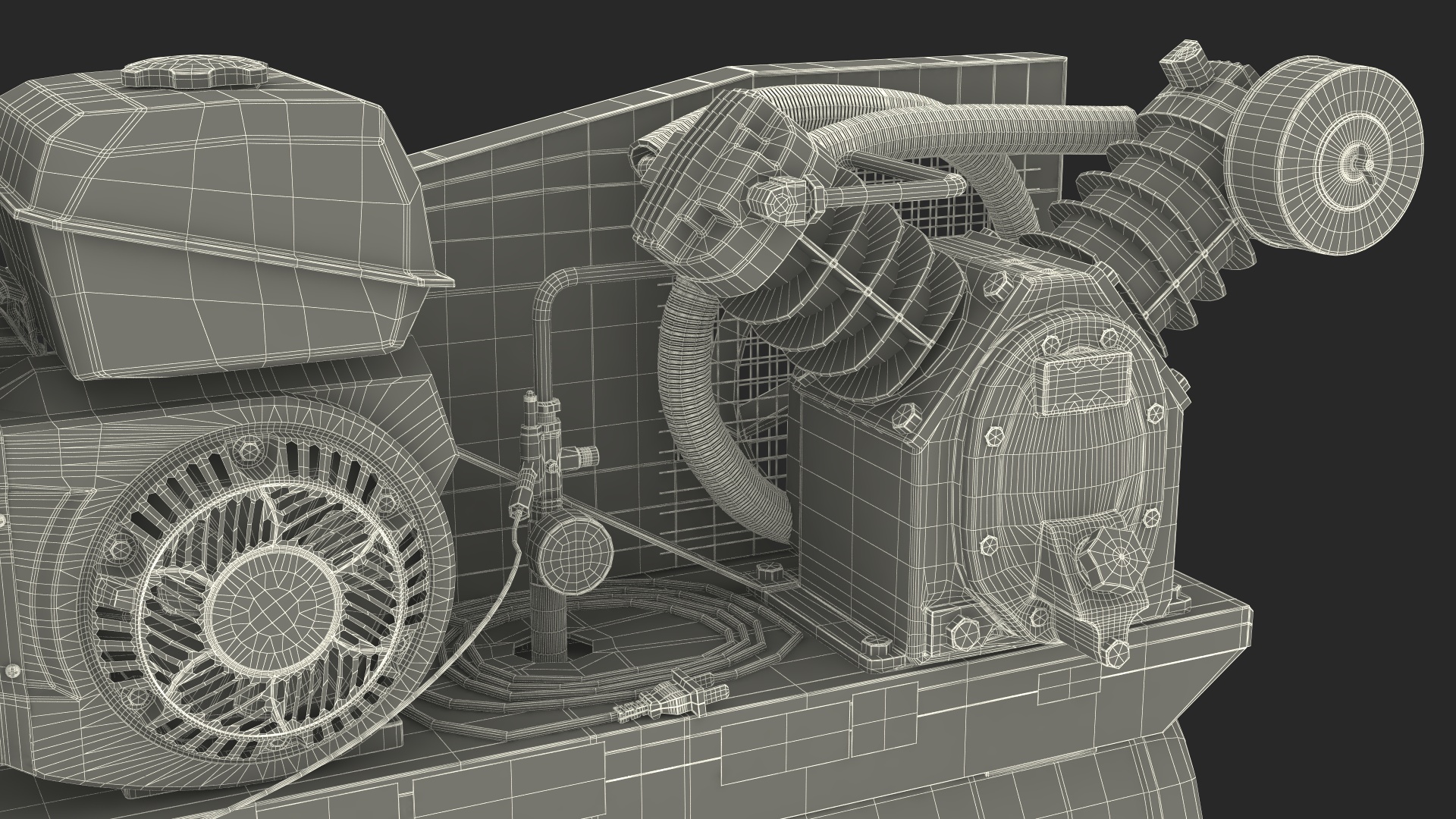Air Compressor Abac 3D model