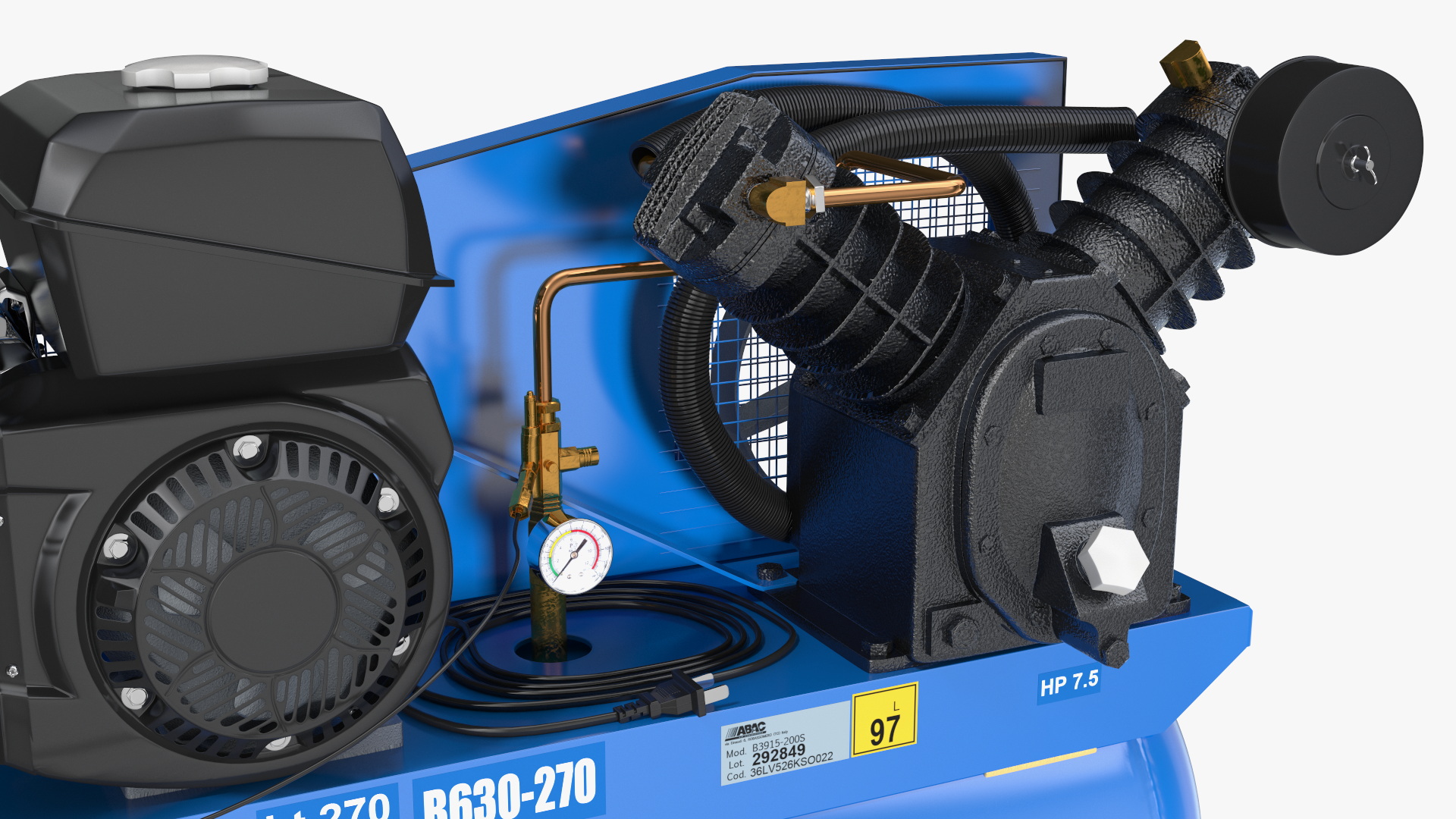Air Compressor Abac 3D model