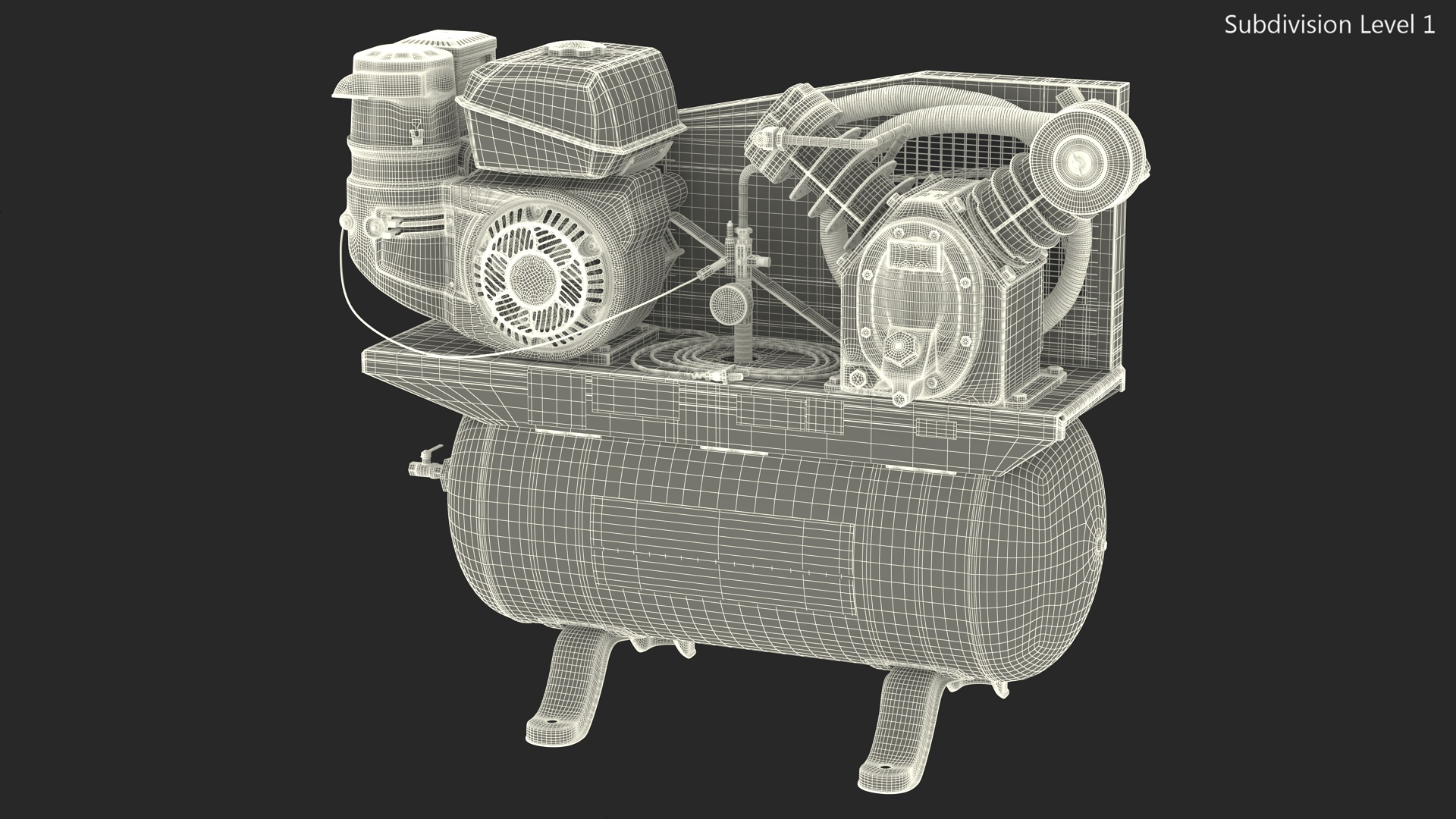 Air Compressor Abac 3D model