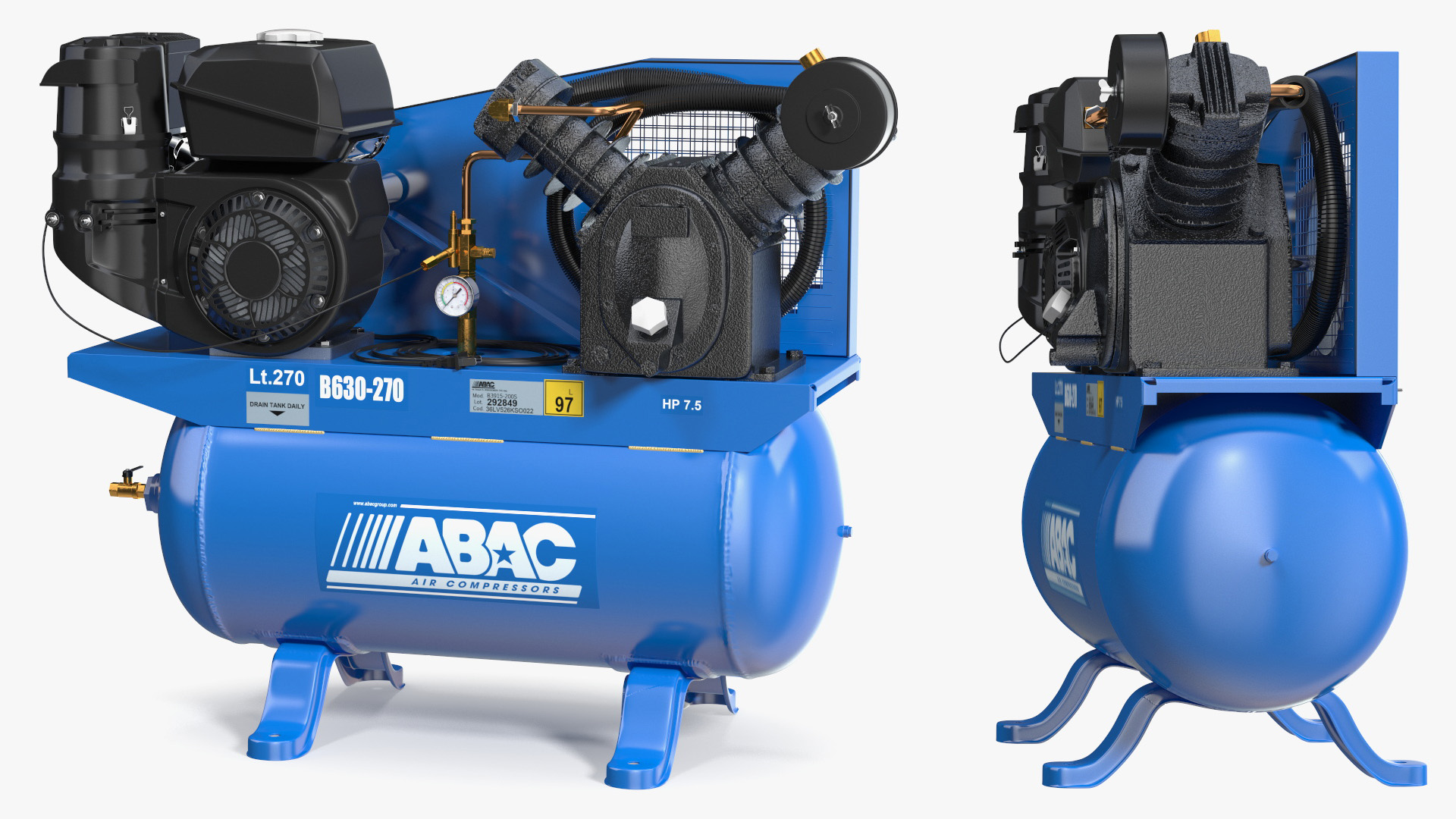Air Compressor Abac 3D model