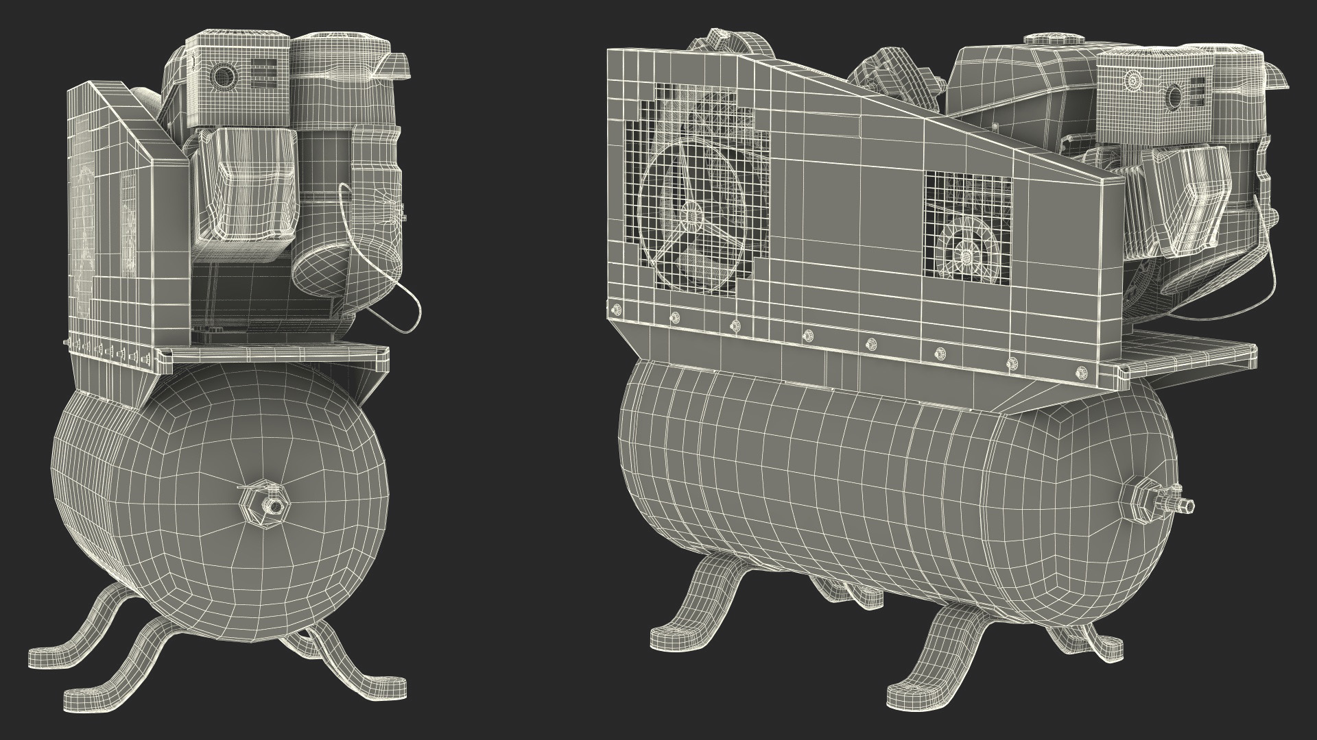 Air Compressor Abac 3D model