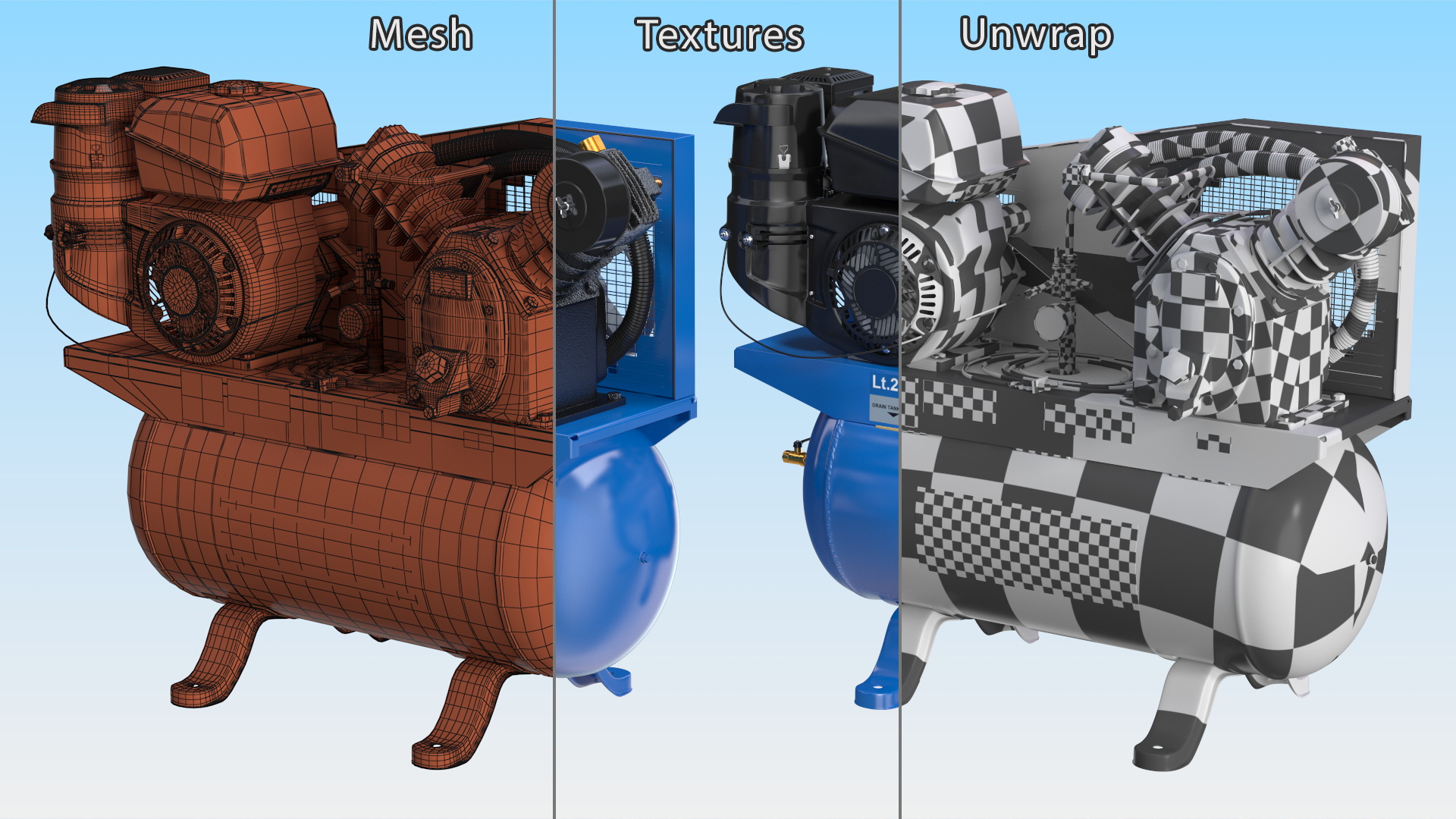 Air Compressor Abac 3D model