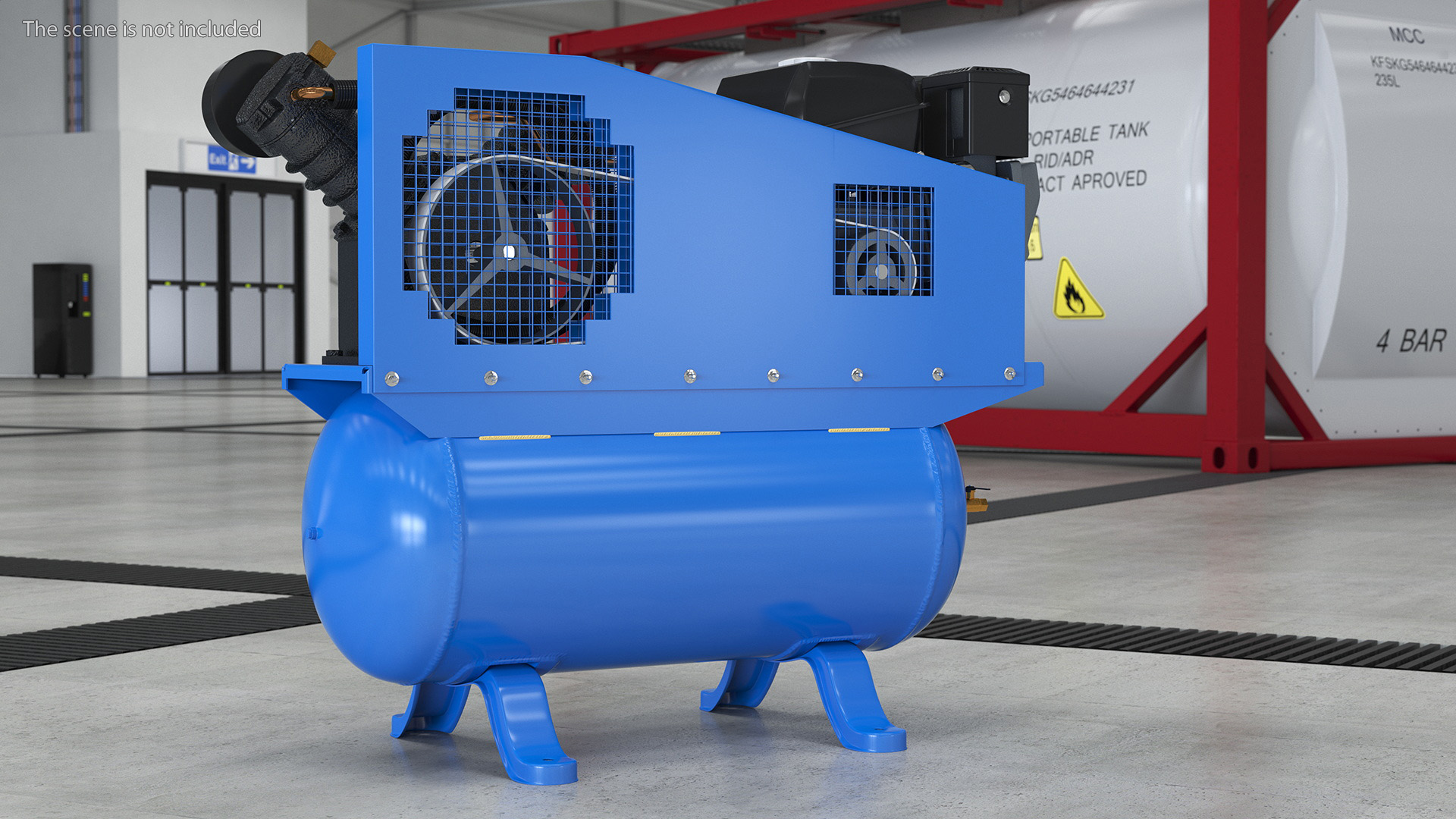 Air Compressor Abac 3D model