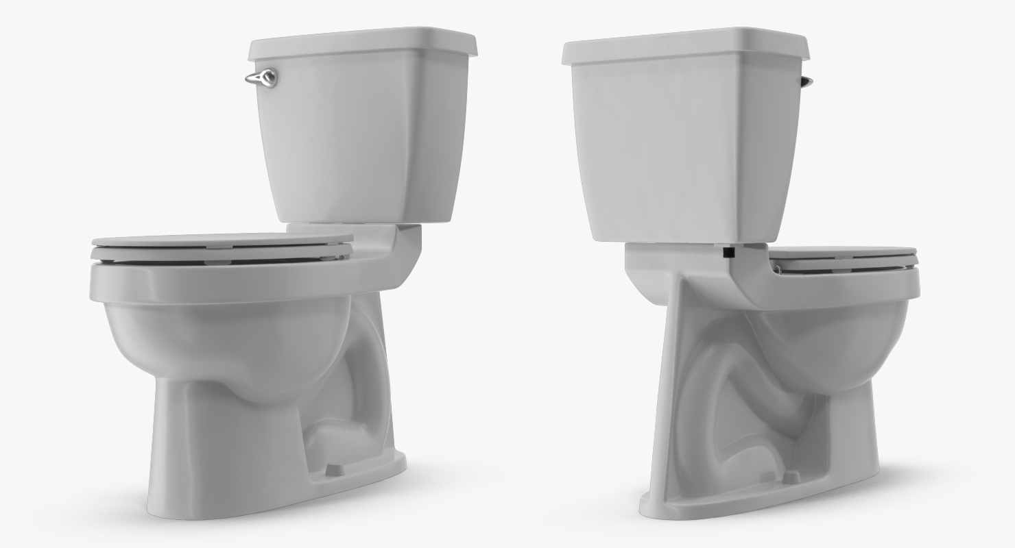 3D model Toilet Classic White