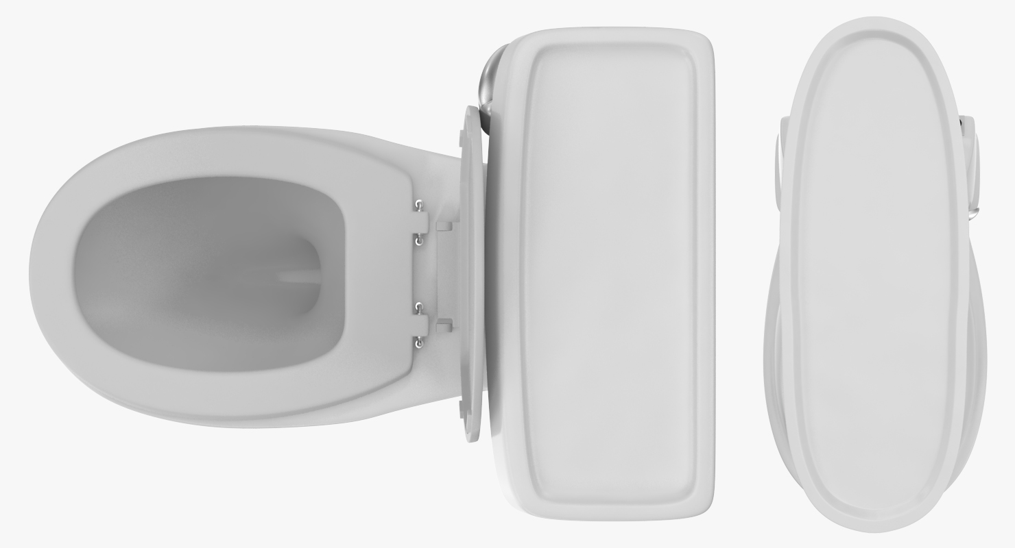 3D model Toilet Classic White