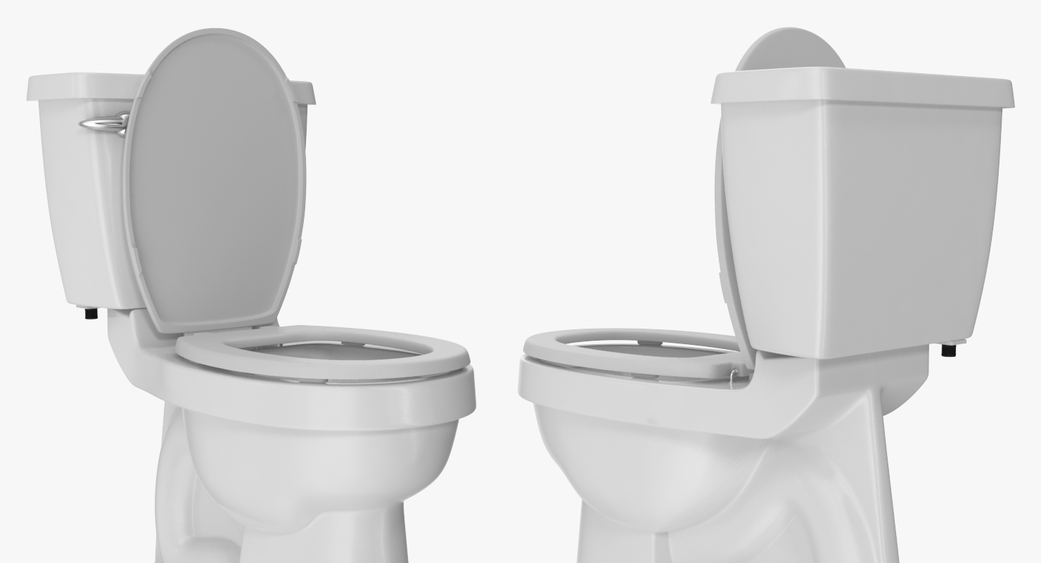 3D model Toilet Classic White