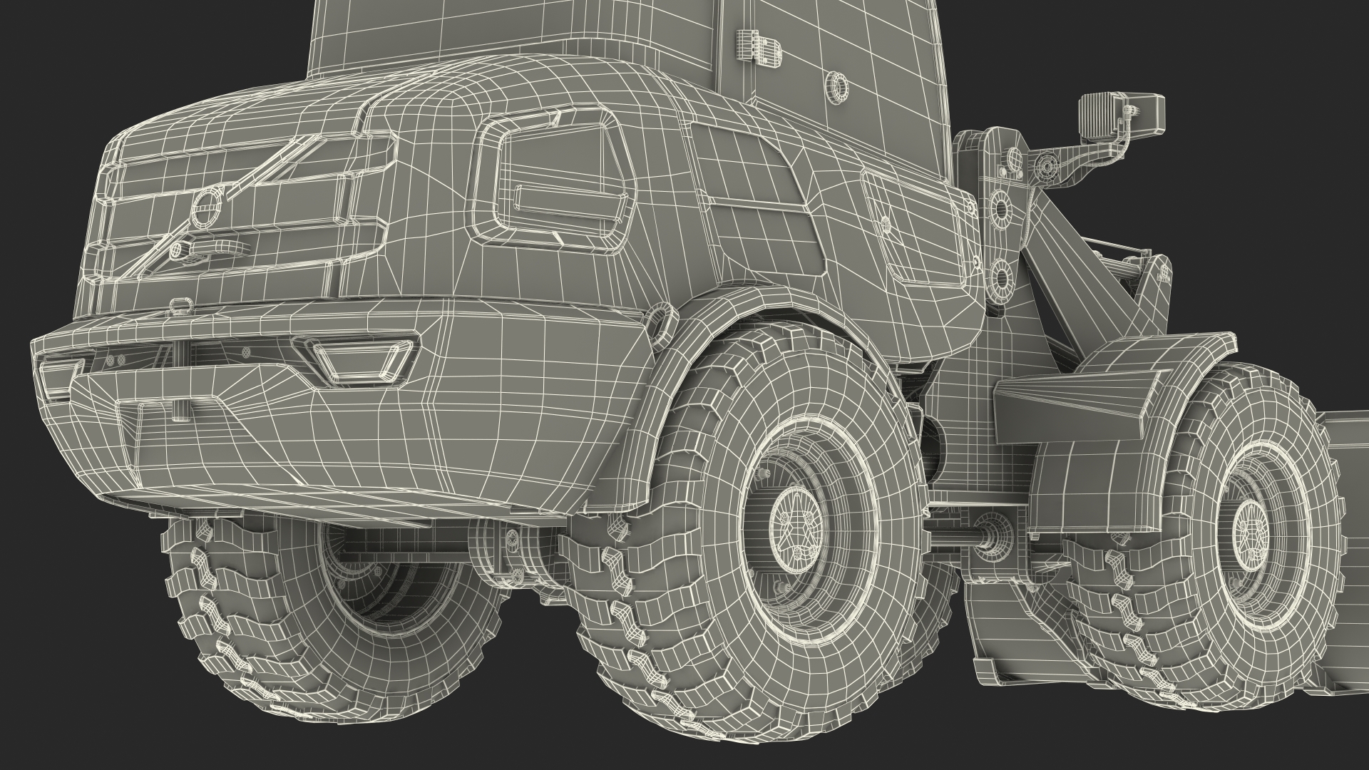 3D Volvo L25 Electric Loader with Bucket Simple Interior model